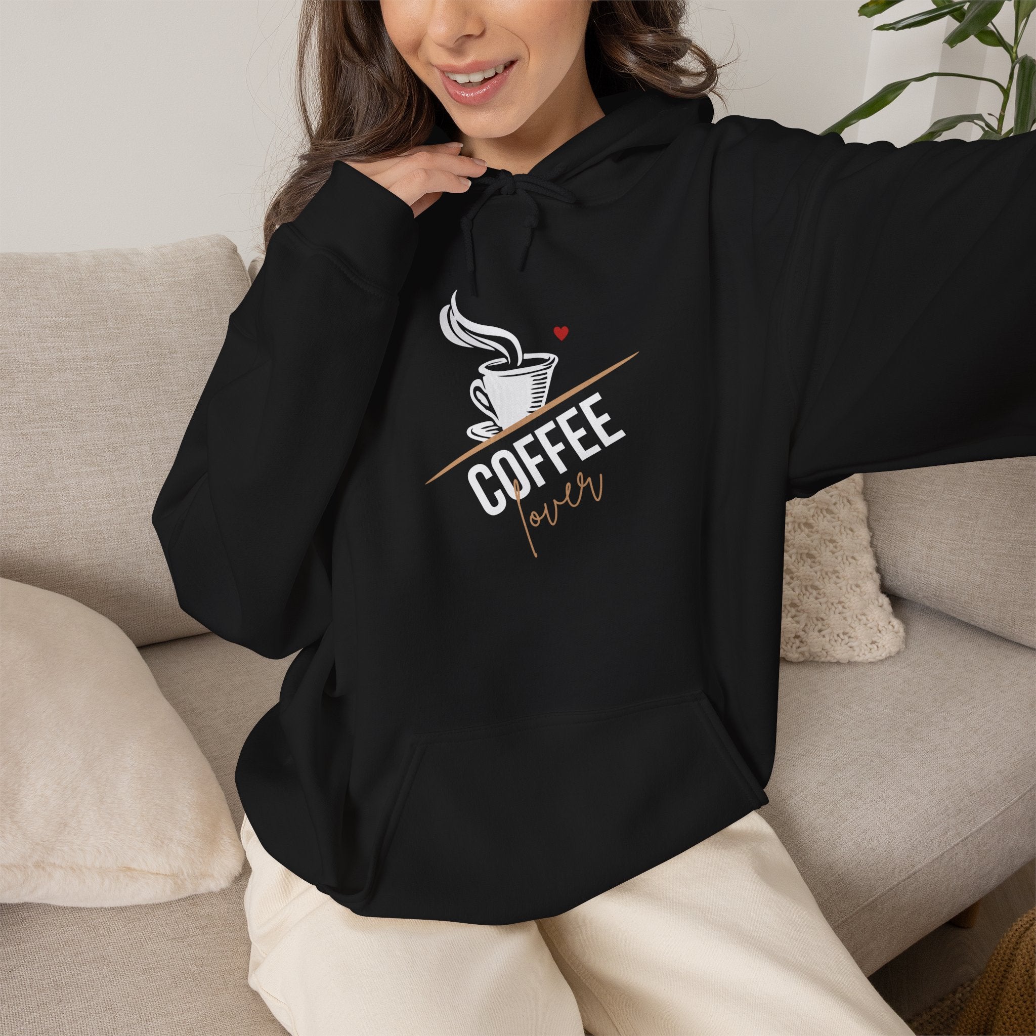 Coffee Lover Hoodie — Cute Steaming Cup Design