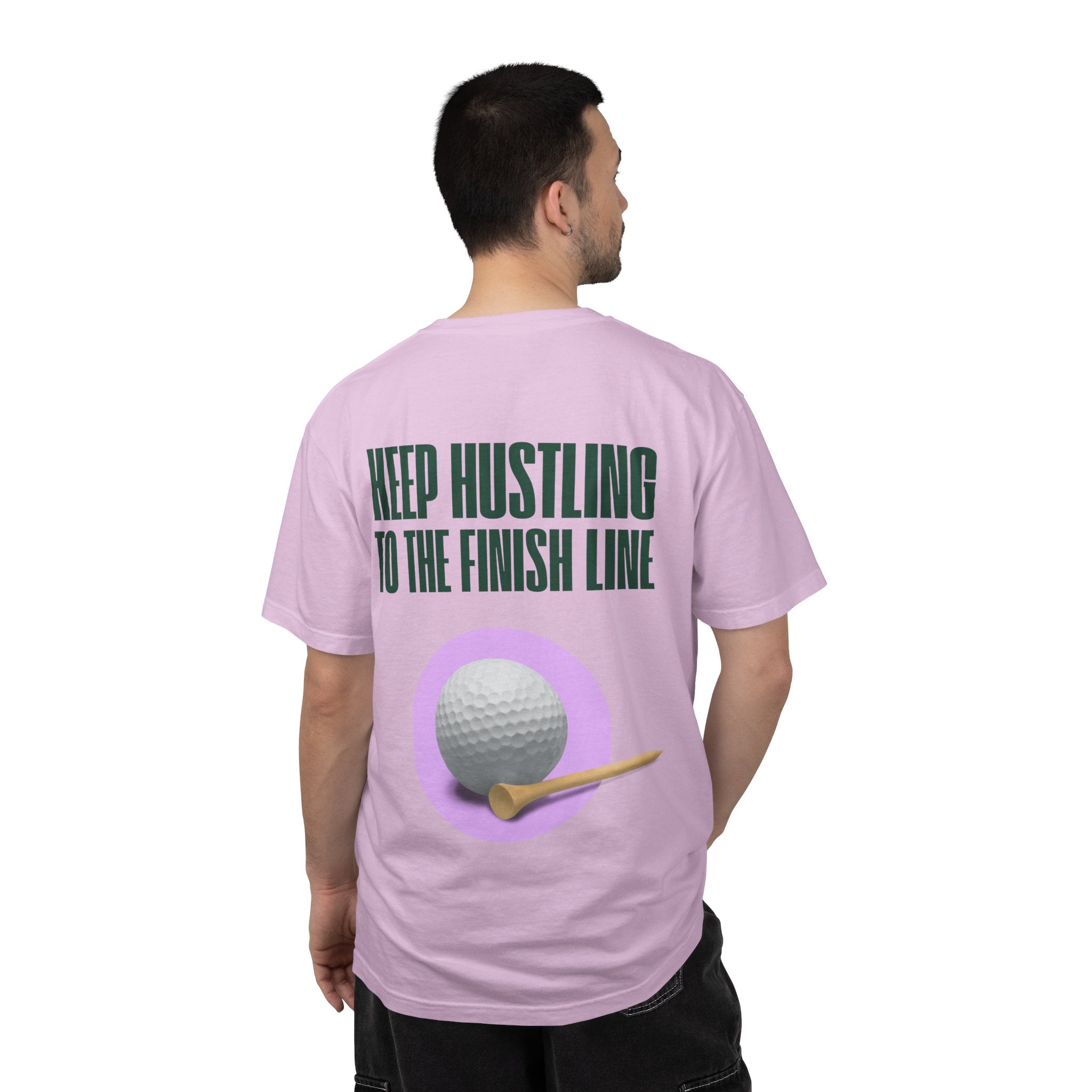 Keep Hustling to the Finish Line Golf T‑Shirt