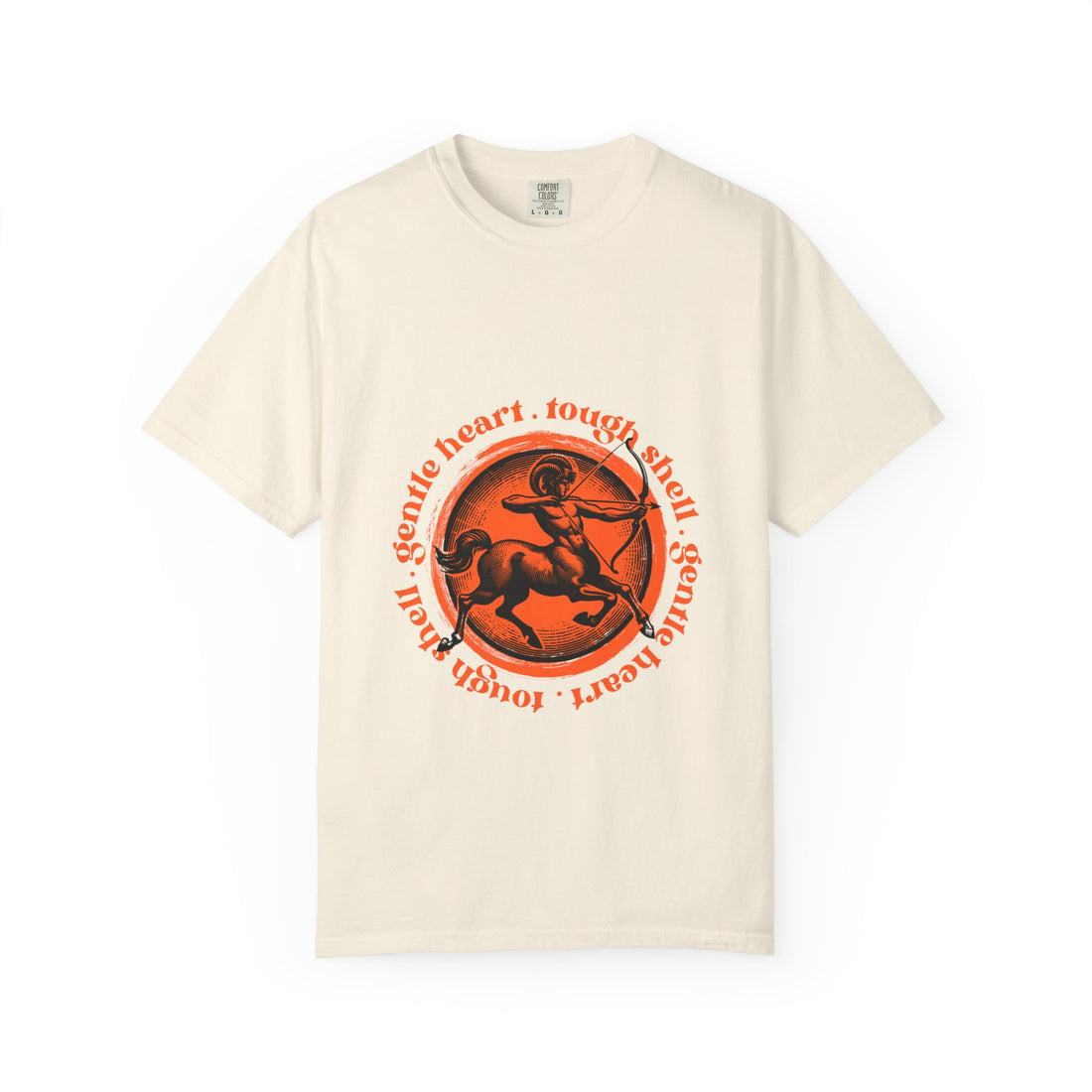 Aries Ram Graphic T-Shirt — "Gentle Heart, Tough Soul" Zodiac Tee