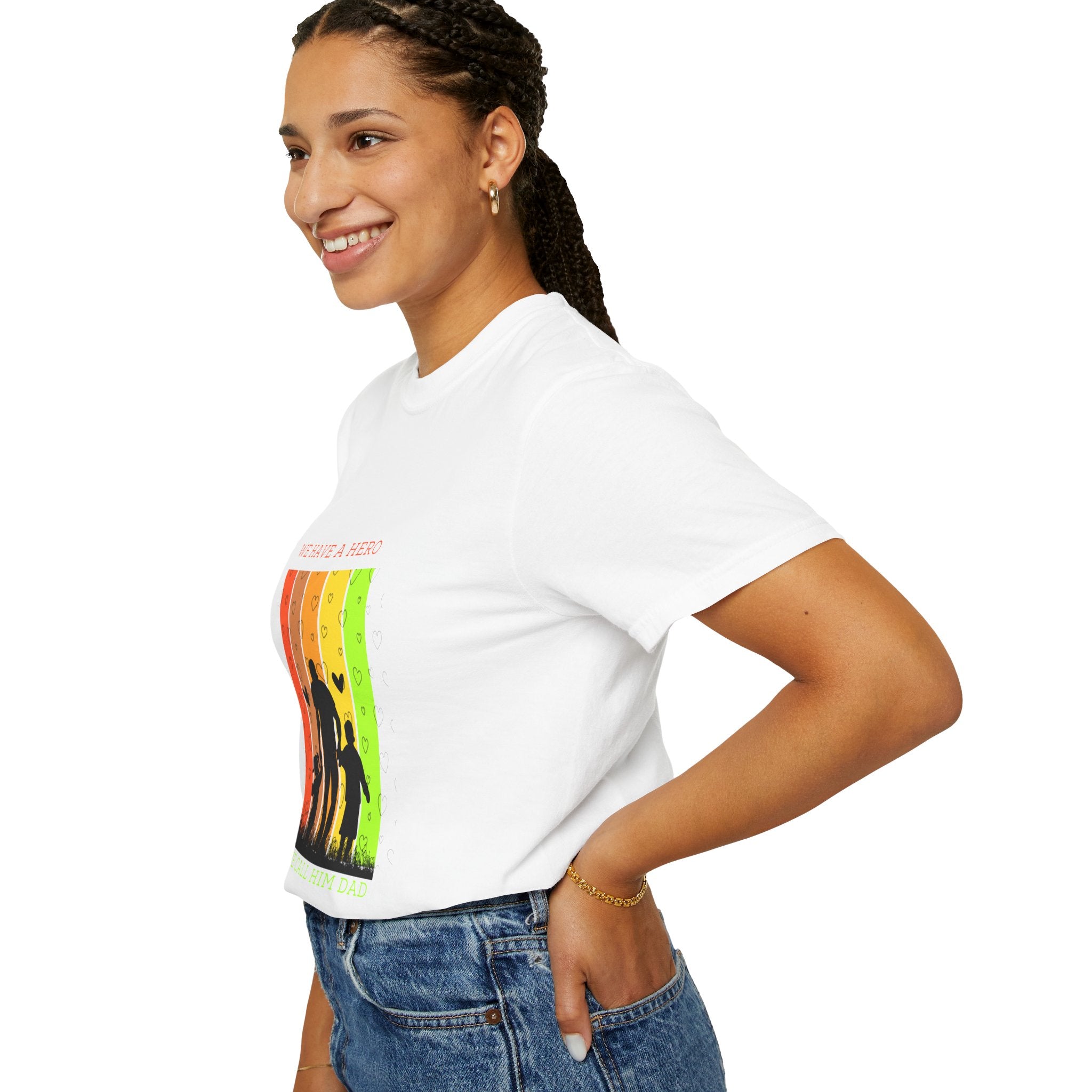 We Have a Hero Family Silhouette T-Shirt