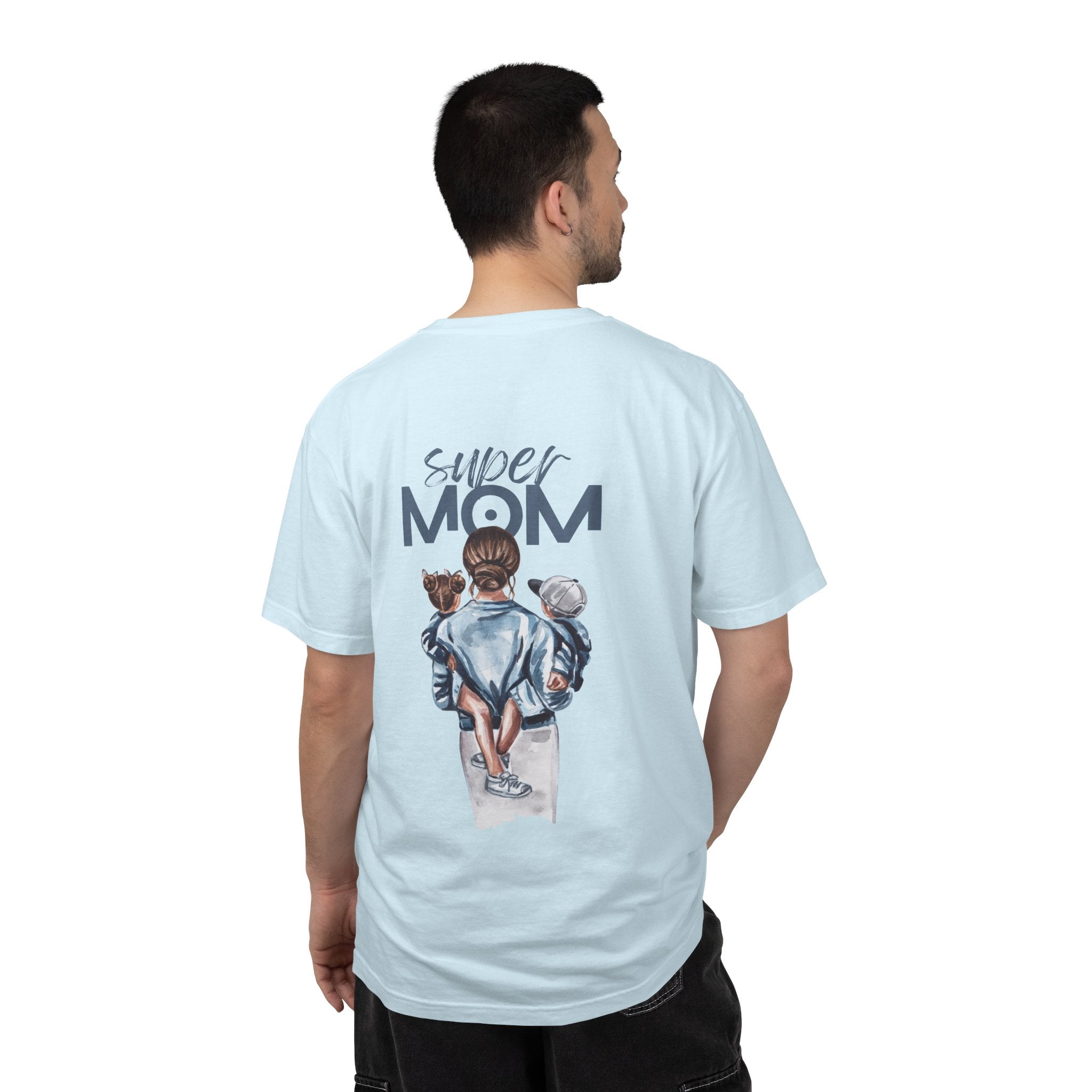 Super Mom T-Shirt — Mom with Kids Graphic Tee | Mother's Day Gift