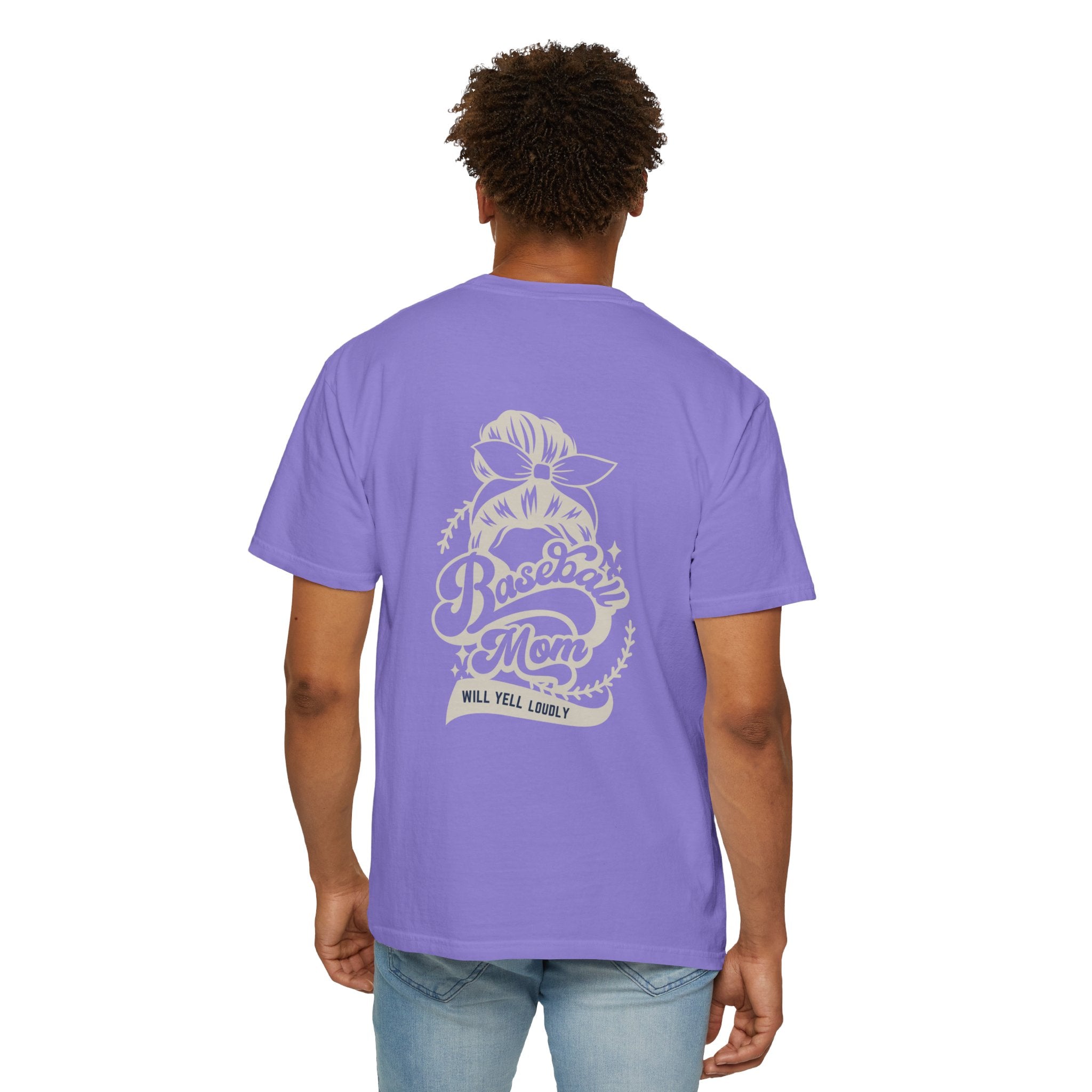 Baseball Mom T-Shirt — 'Baseball Mom Will Yell Loudly' Graphic Tee