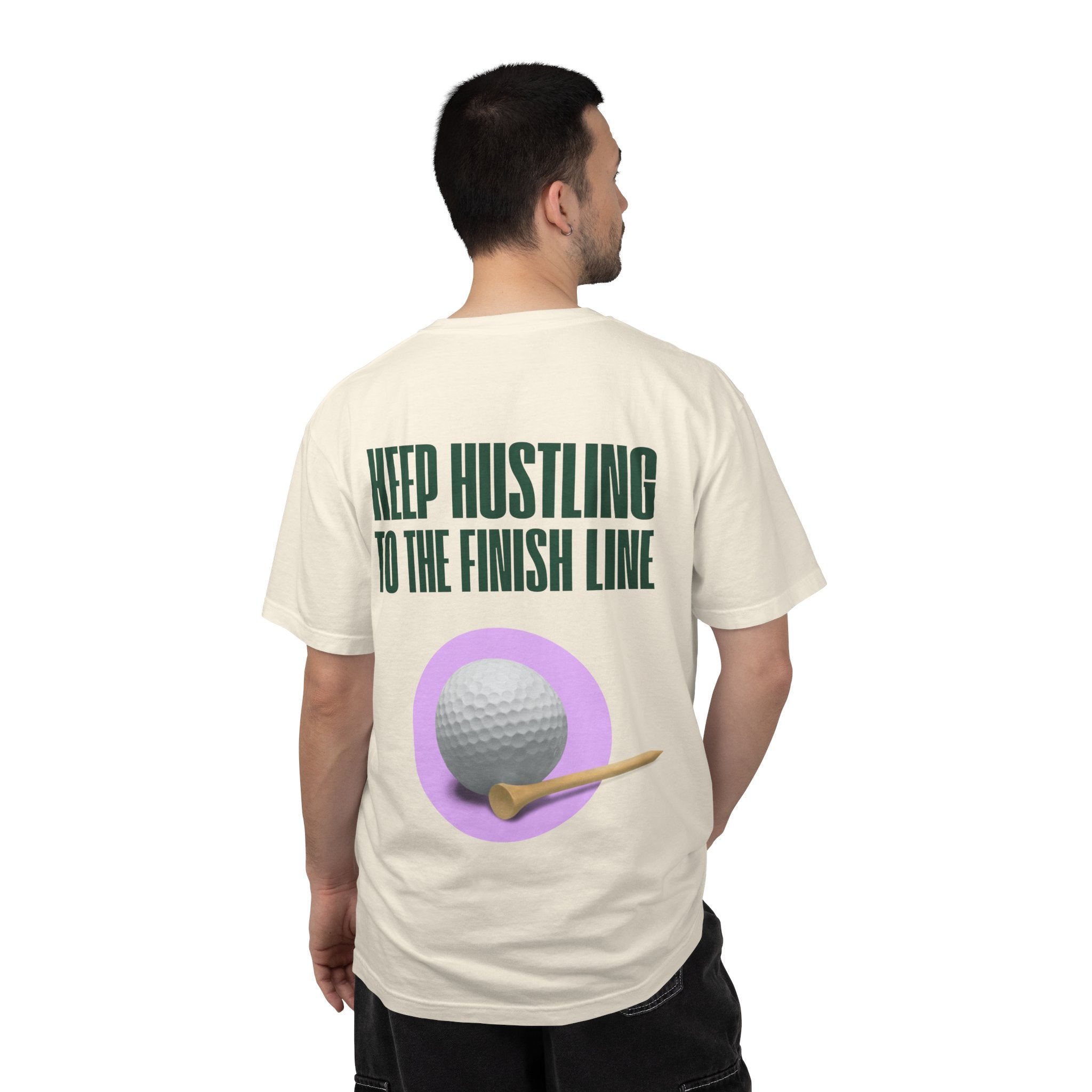 Keep Hustling to the Finish Line Golf T‑Shirt