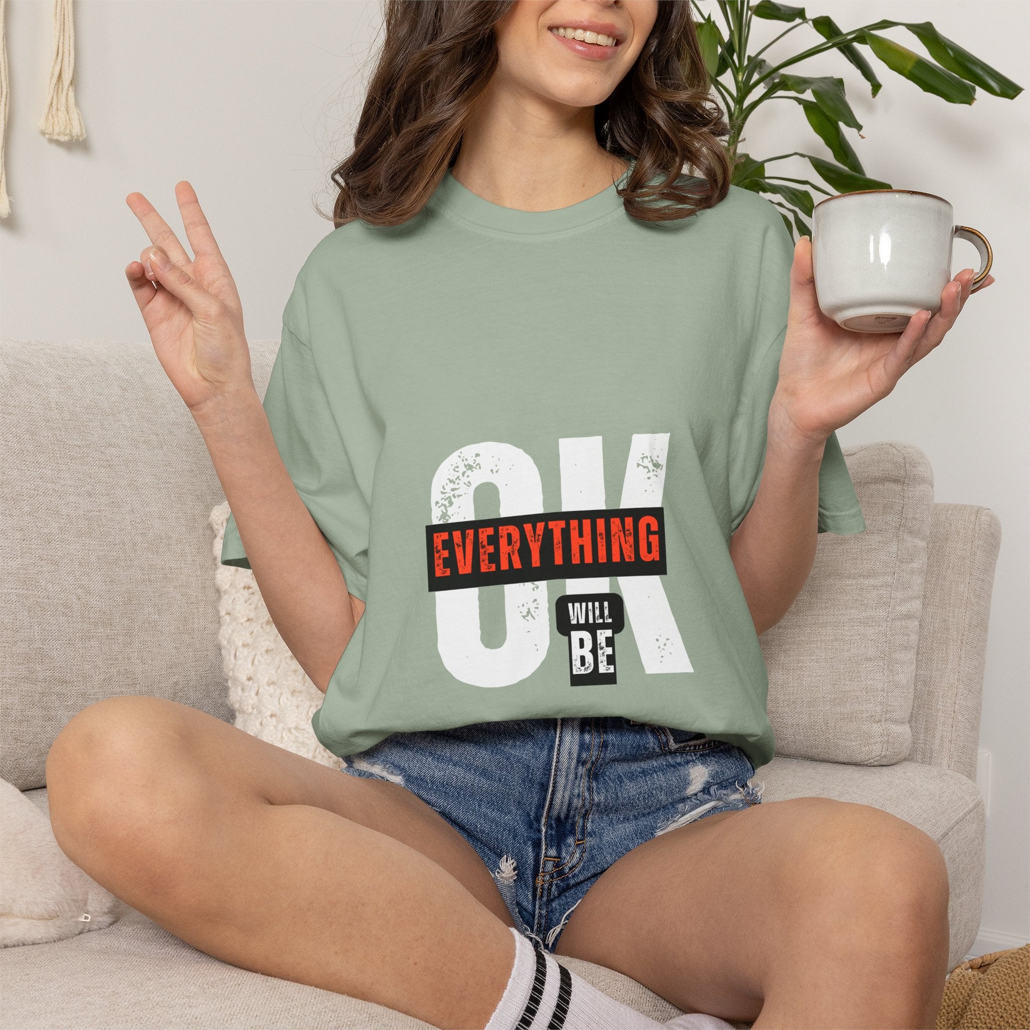 OK Everything Will Be OK T-Shirt — Reassuring Graphic Tee