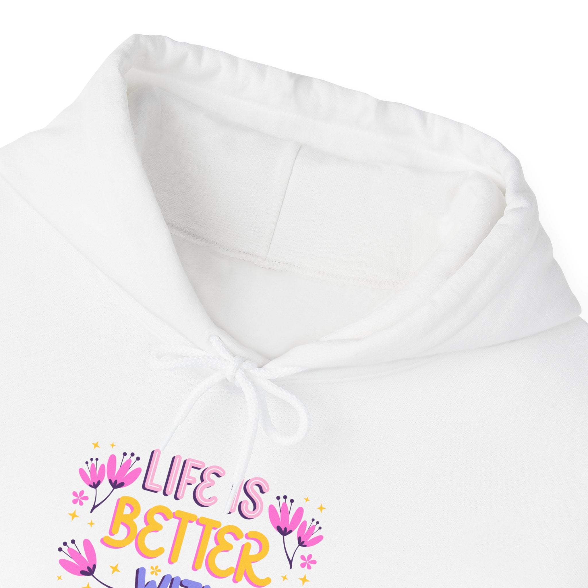 Friends Hoodie — "Life Is Better With Friends" Cozy Pullover