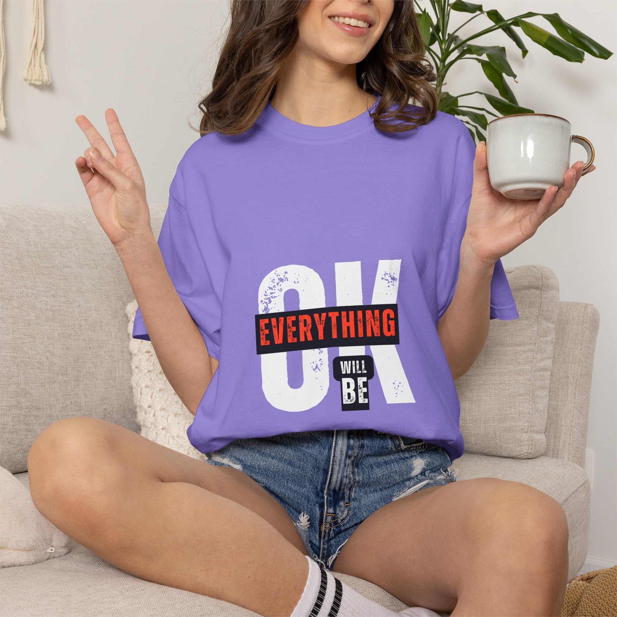 OK Everything Will Be OK T-Shirt — Reassuring Graphic Tee