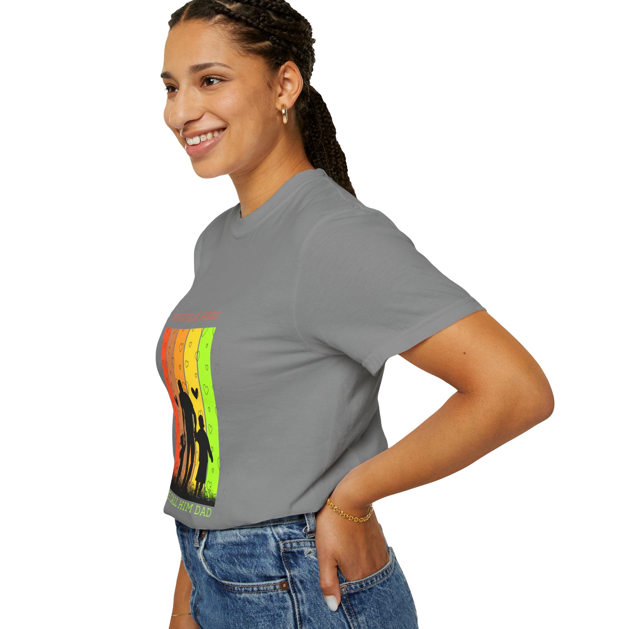 We Have a Hero Family Silhouette T-Shirt
