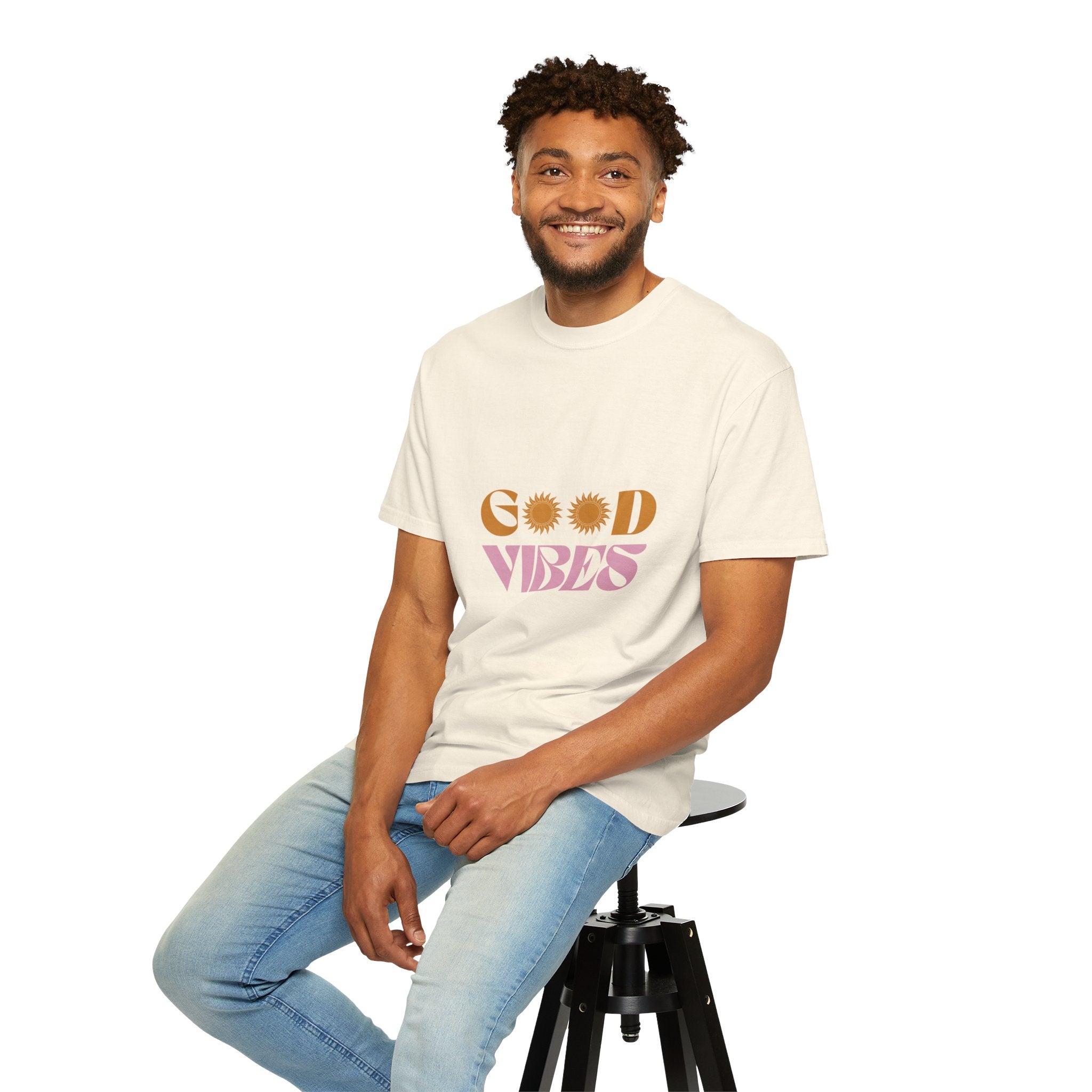 Good Vibes T-Shirt — Retro Sun Graphic Tee
