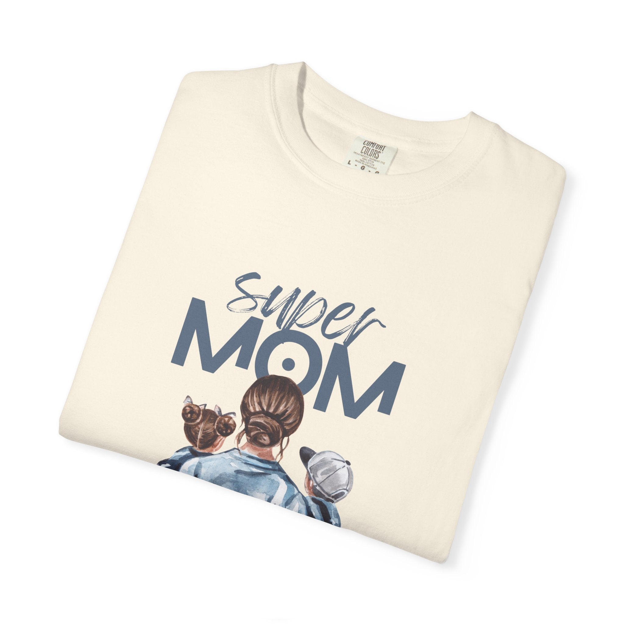 Super Mom T-Shirt — Mom with Kids Graphic Tee | Mother's Day Gift