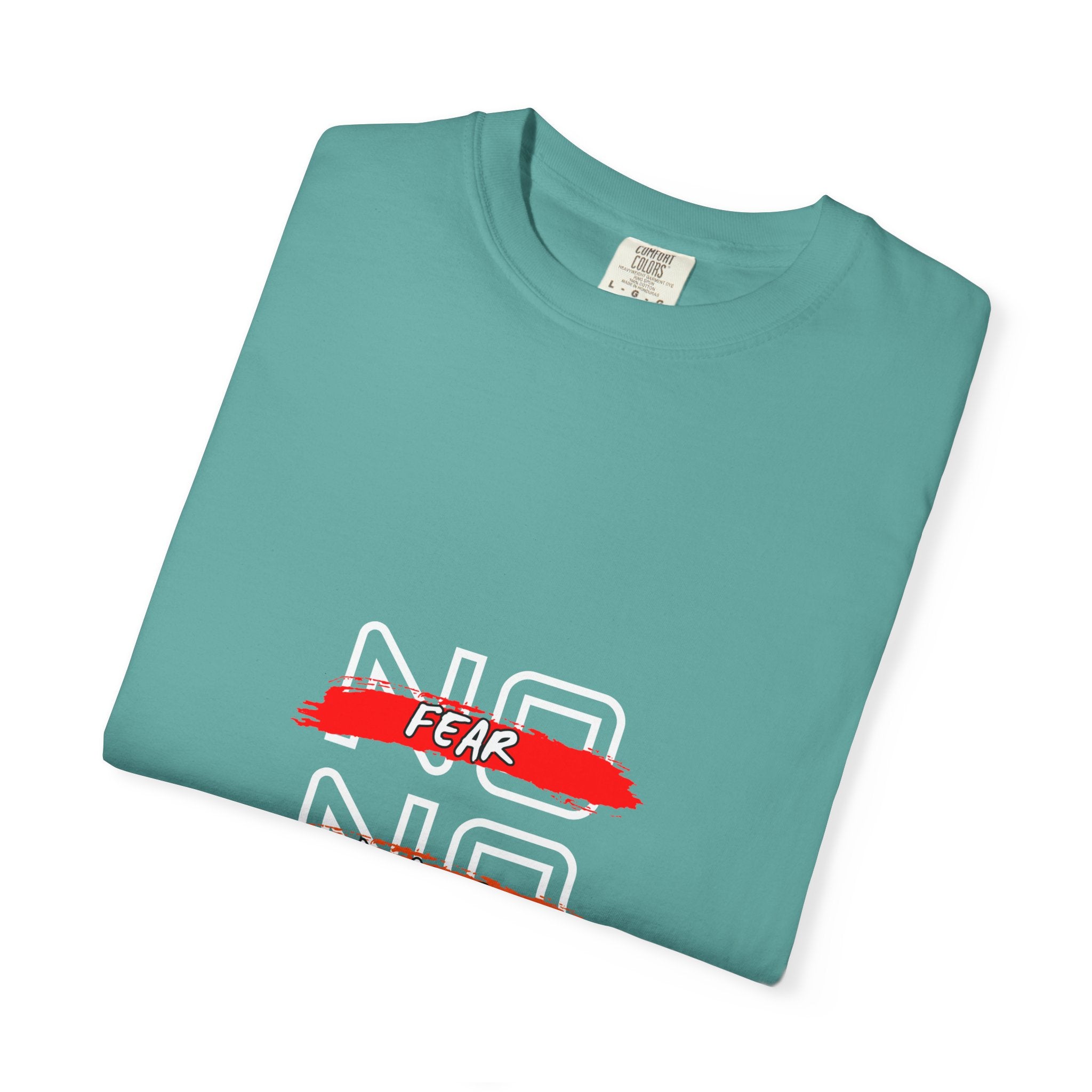 T-Shirt — "No Fear, No Limits, No Excuses" Motivational Graphic Tee