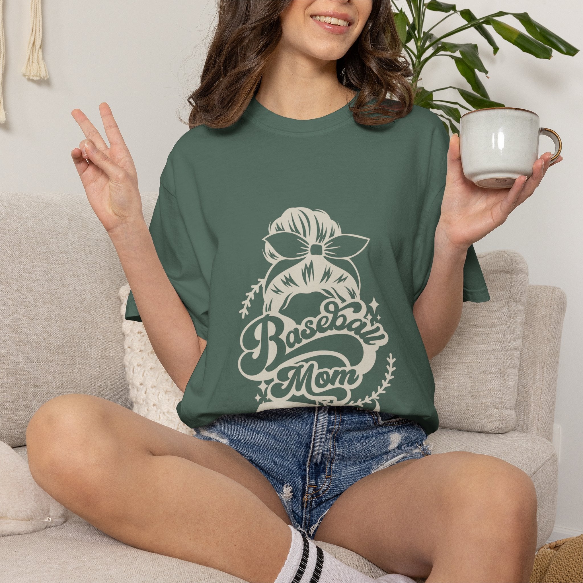 Baseball Mom T-Shirt — 'Baseball Mom Will Yell Loudly' Graphic Tee