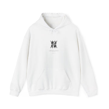 Minimalist Crown Chess Hoodie - Subtle Royalty Graphic Sweatshirt
