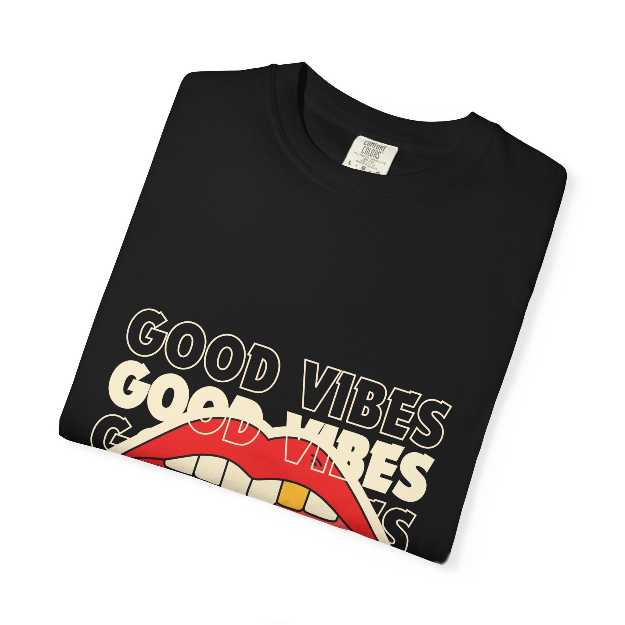 Good Vibes Lip Graphic T-Shirt
