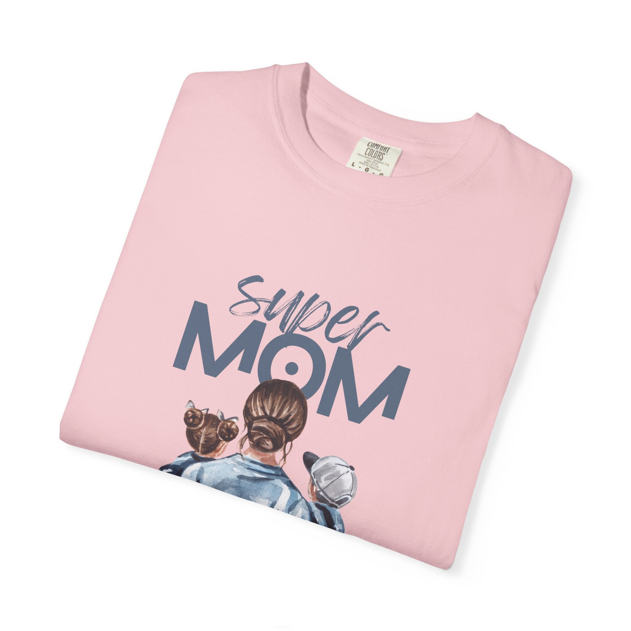 Super Mom T-Shirt — Mom with Kids Graphic Tee | Mother's Day Gift