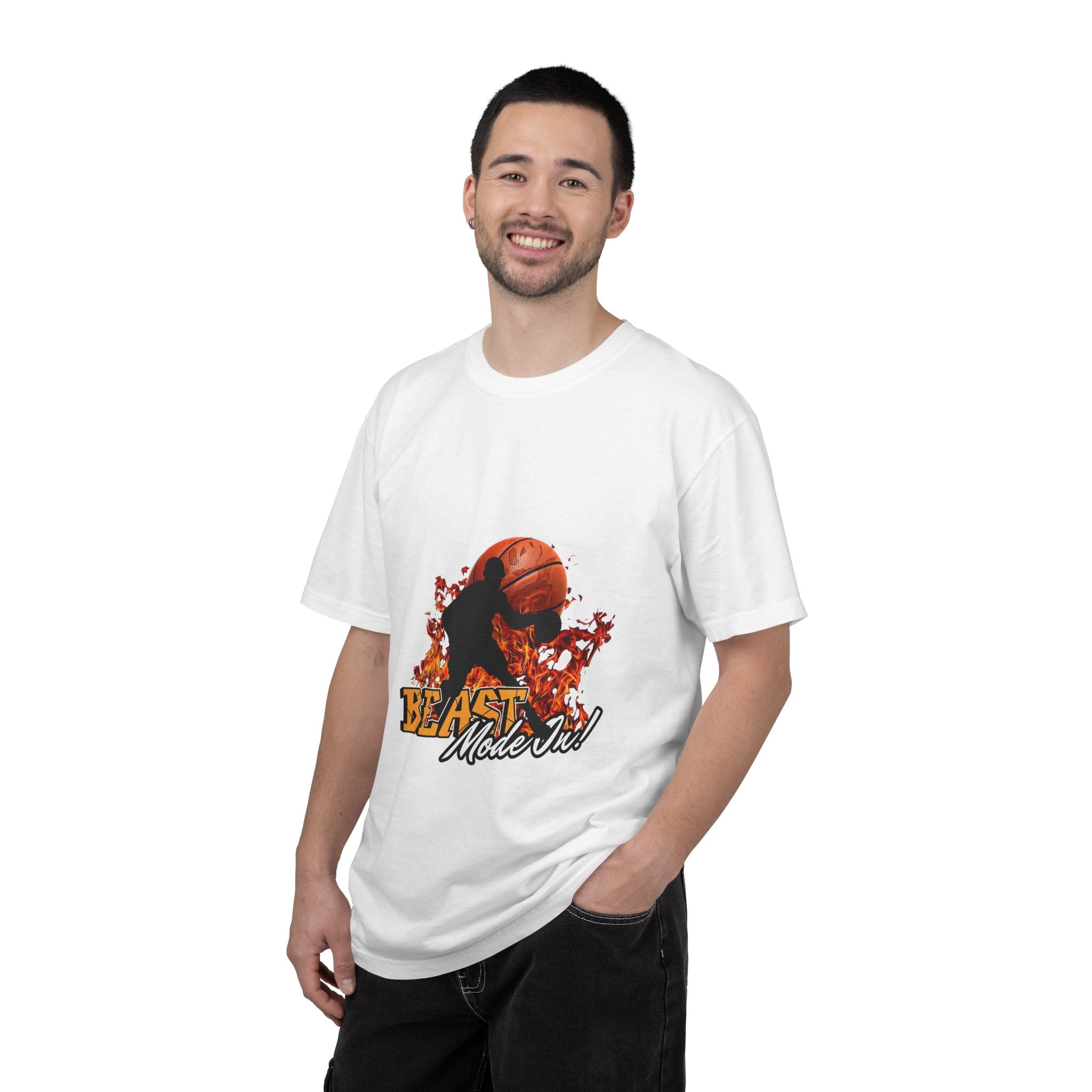 Basketball 'Beast Mode' Tee — Basketball Player Silhouette Graphic T-Shirt