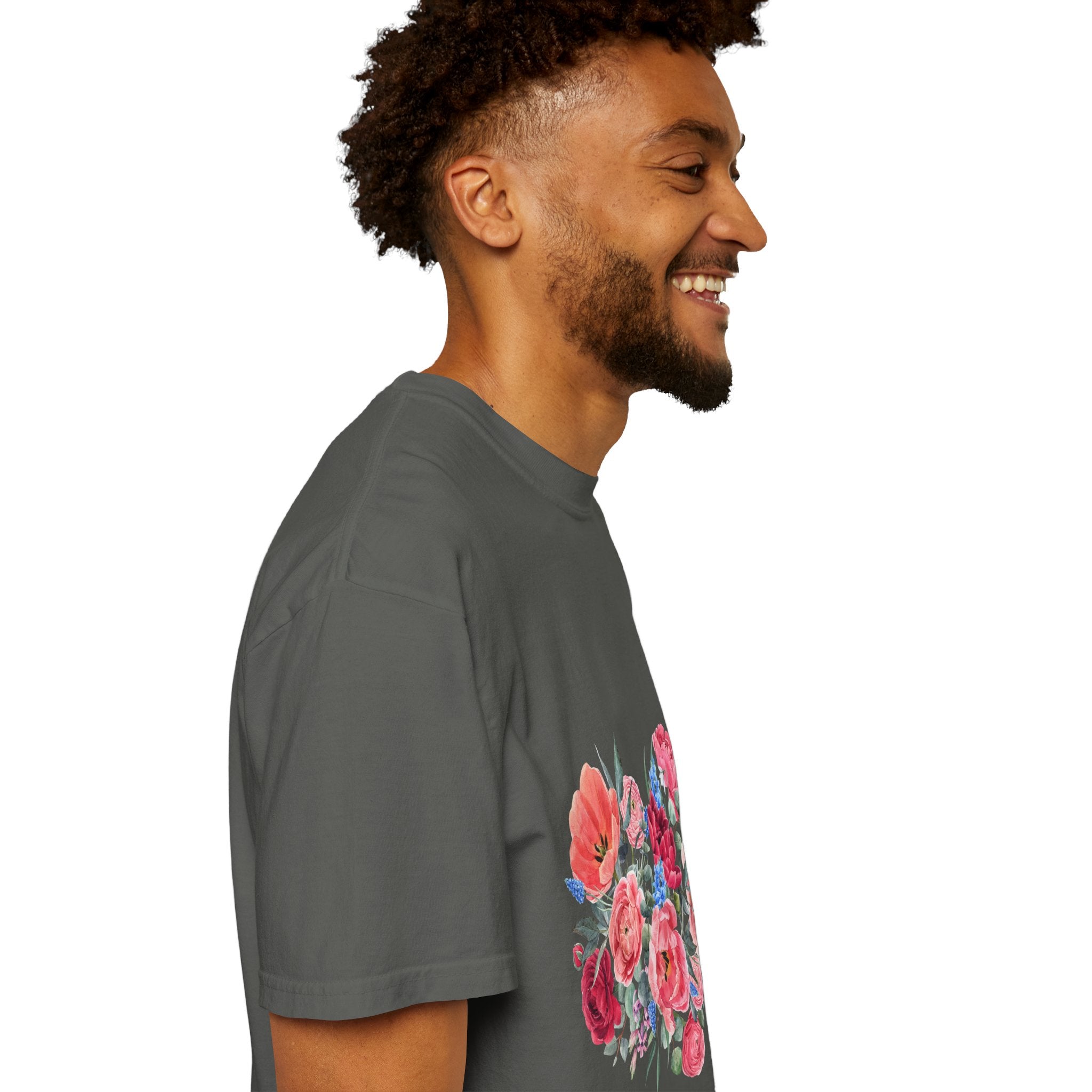 Floral Heart T-Shirt – Watercolor Rose Heart Graphic Tee (Valentine’s Day, Mother's Day)