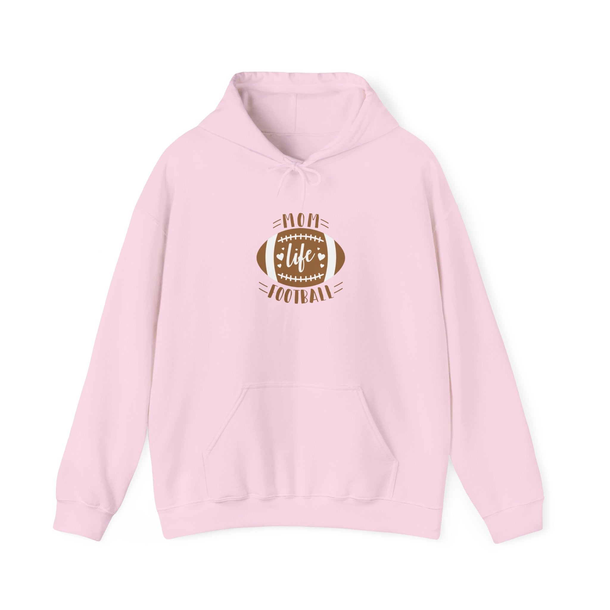 Football Mom Hoodie - "Mom Life Football" Pullover for Game Day