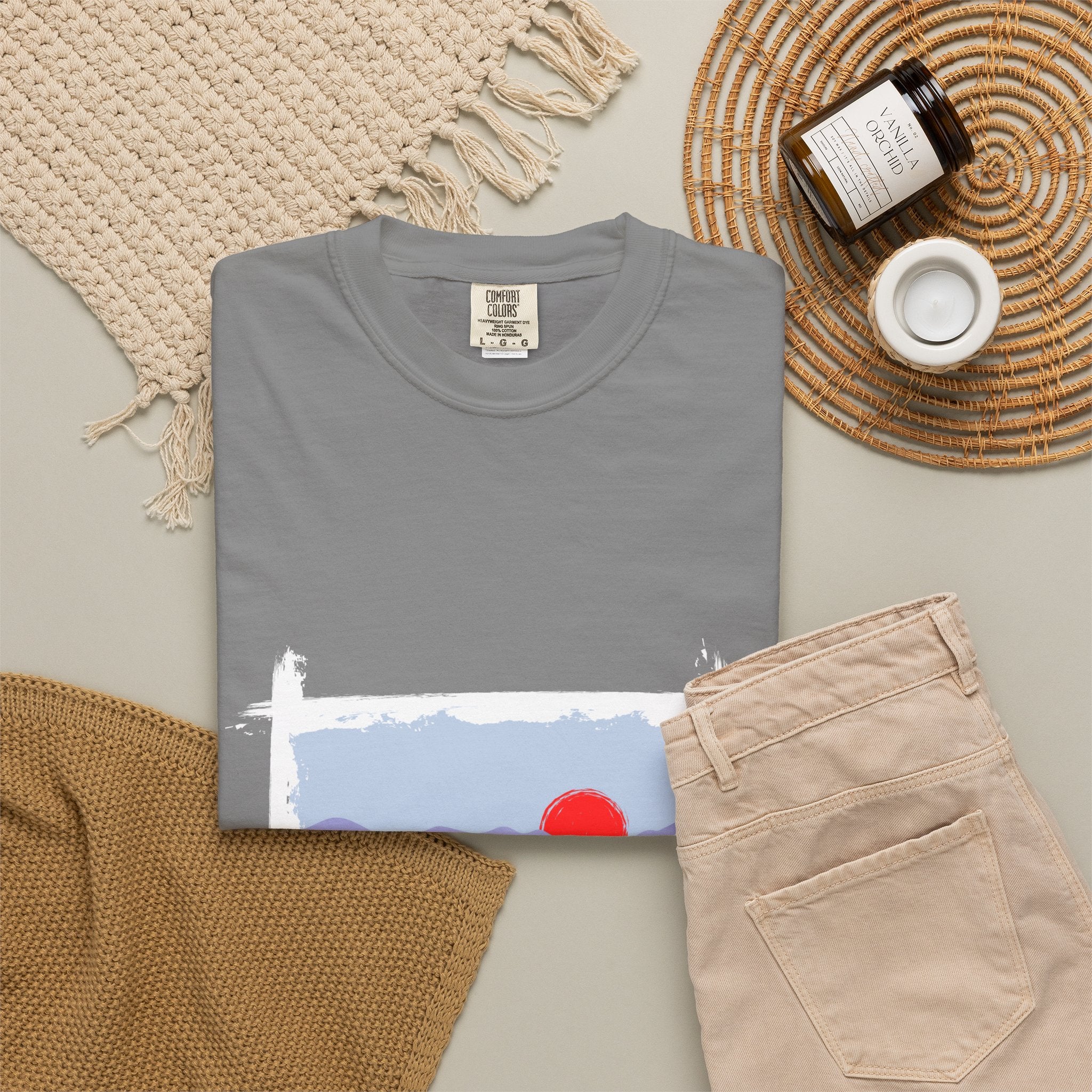 Life Is Good Mountain T-Shirt — Scenic Sunrise Graphic Tee