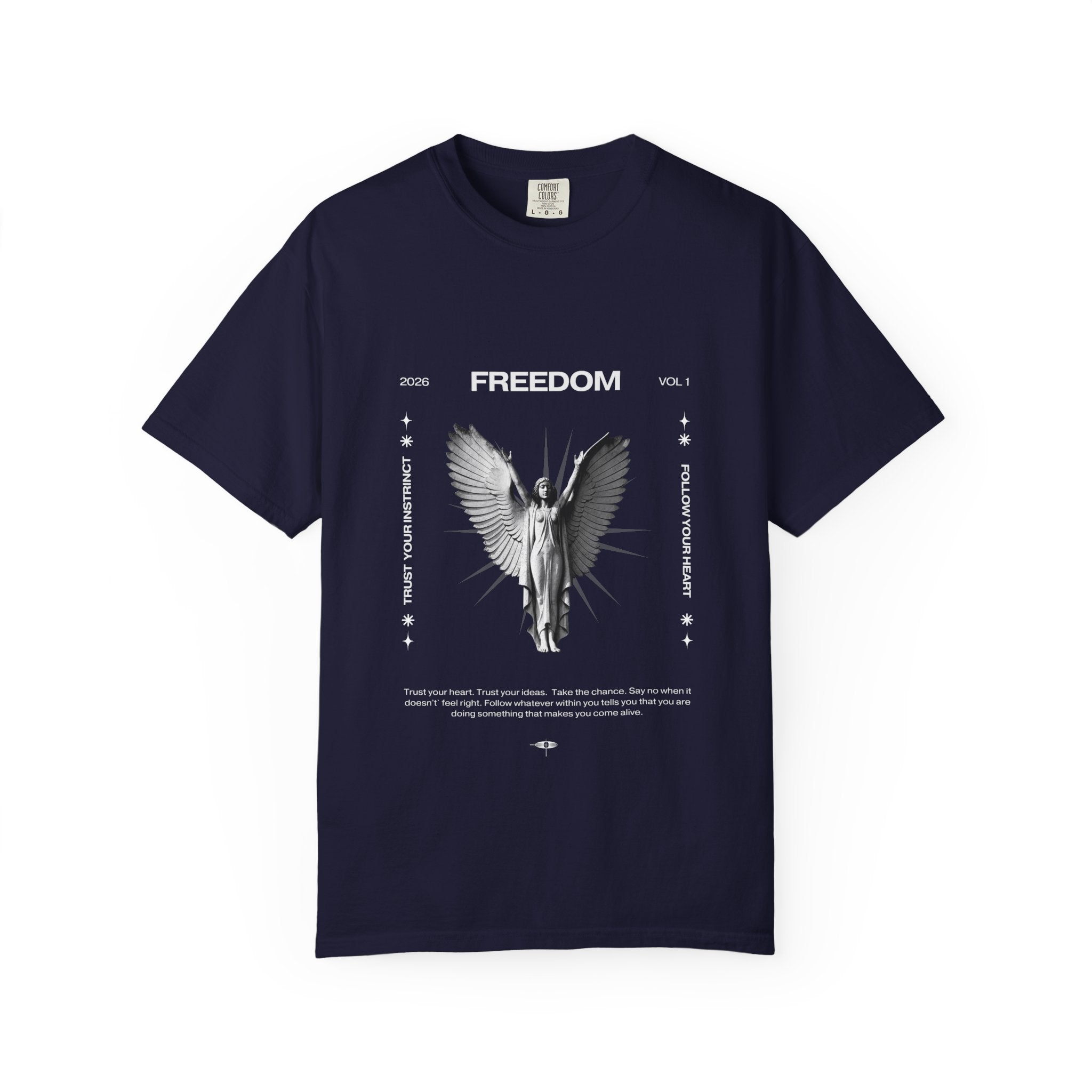 Freedom Angel Graphic T‑Shirt