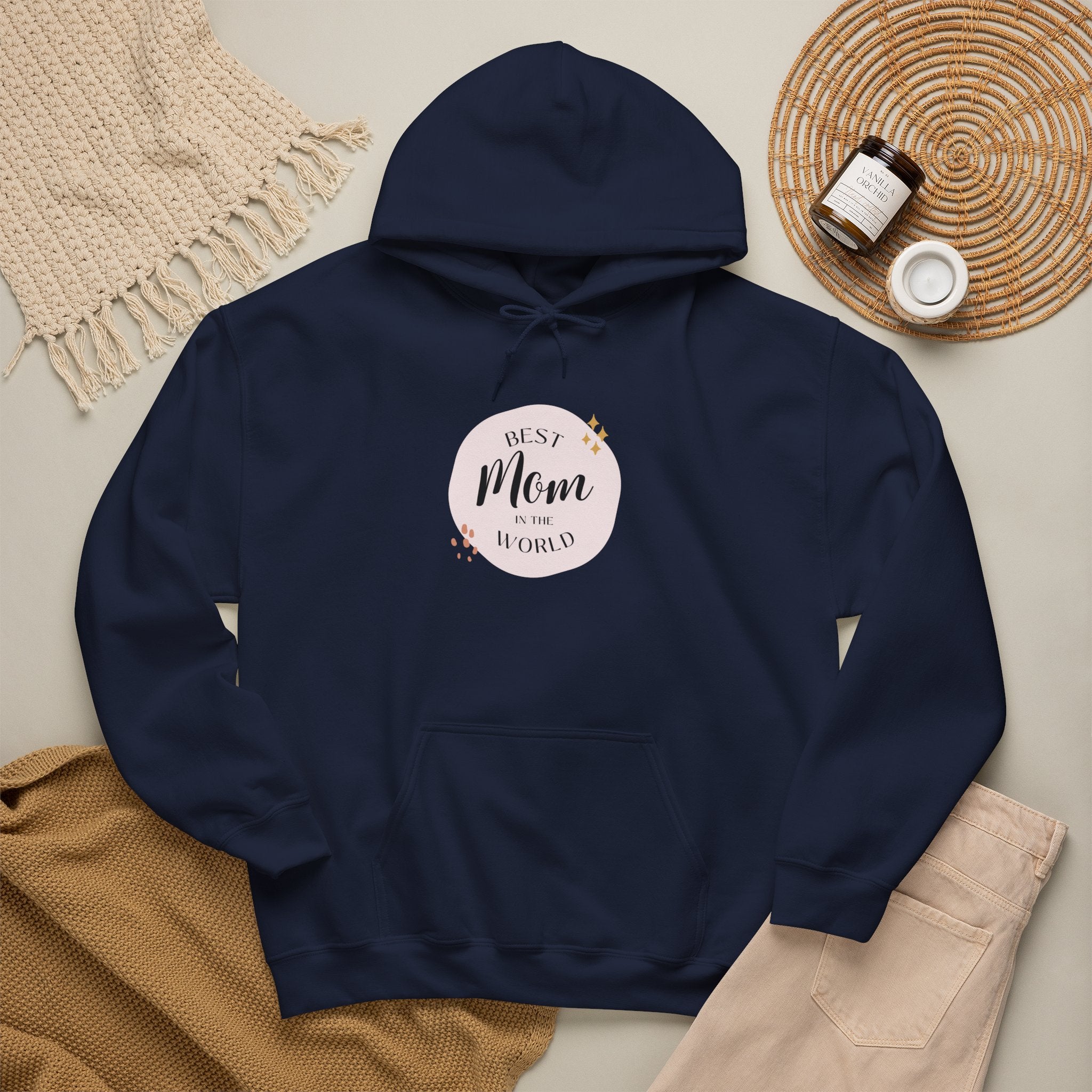 Best Mom in the World Hoodie — Mother's Day Cozy Gift