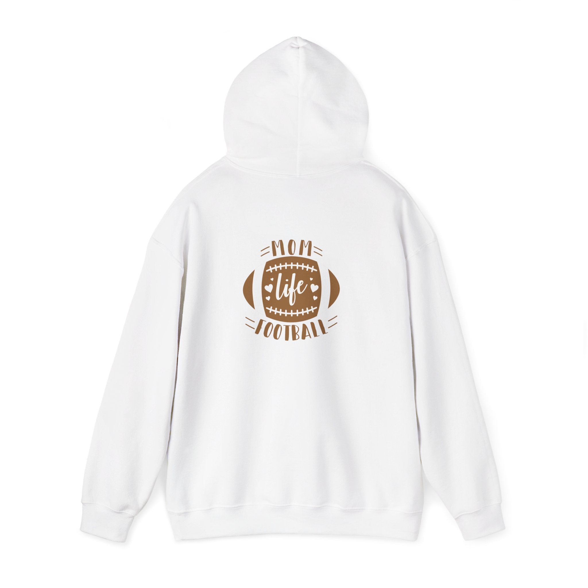 Football Mom Hoodie - "Mom Life Football" Pullover for Game Day