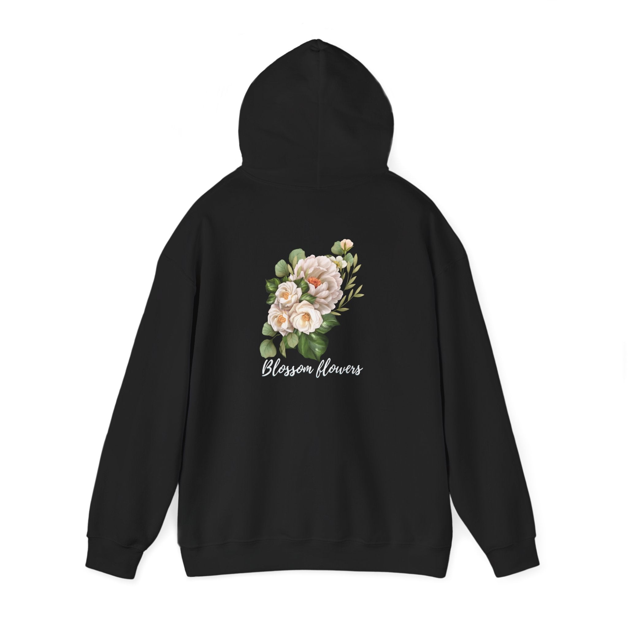 Floral 'Blossom Flowers' Hoodie – Soft Vintage Rose Graphic