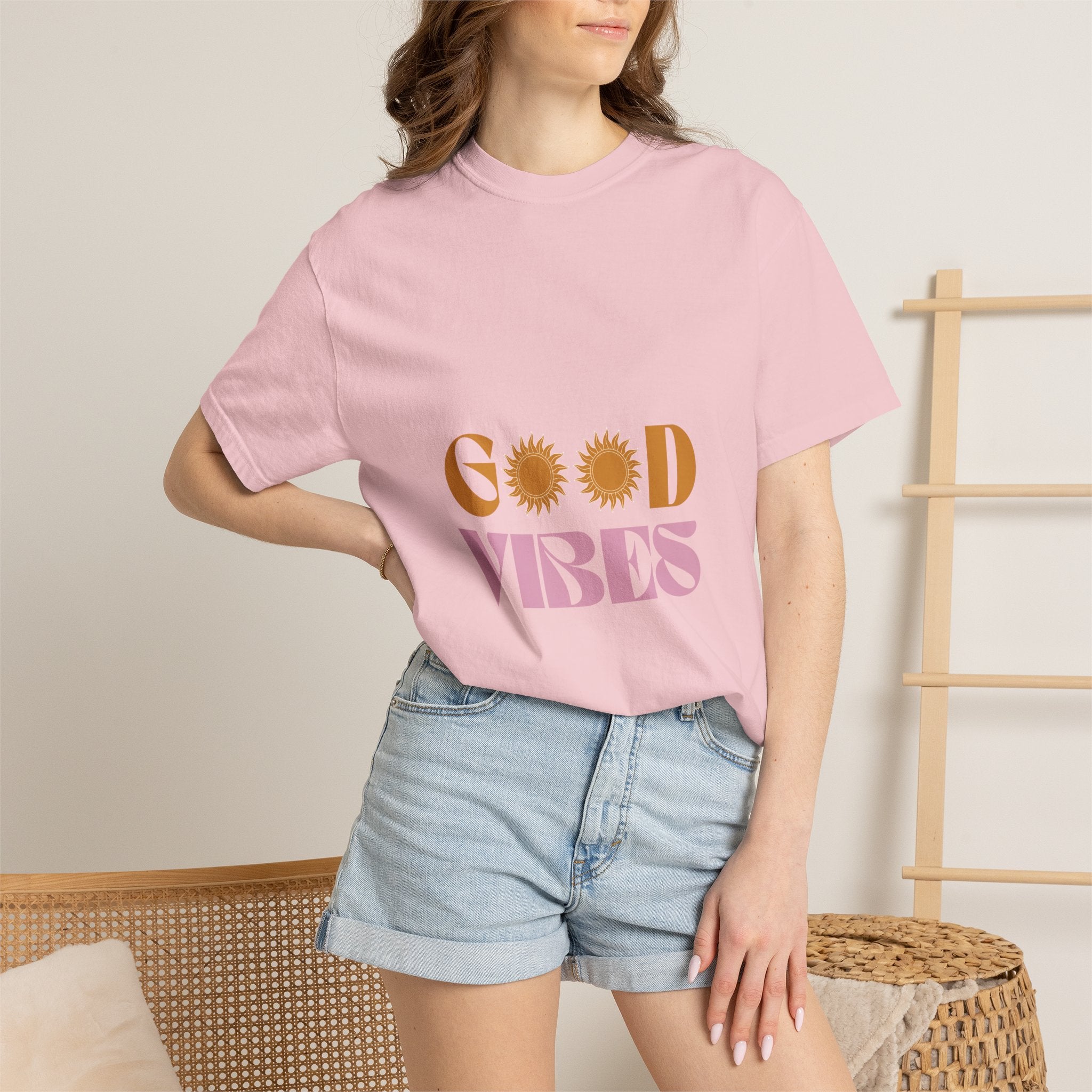 Good Vibes T-Shirt — Retro Sun Graphic Tee