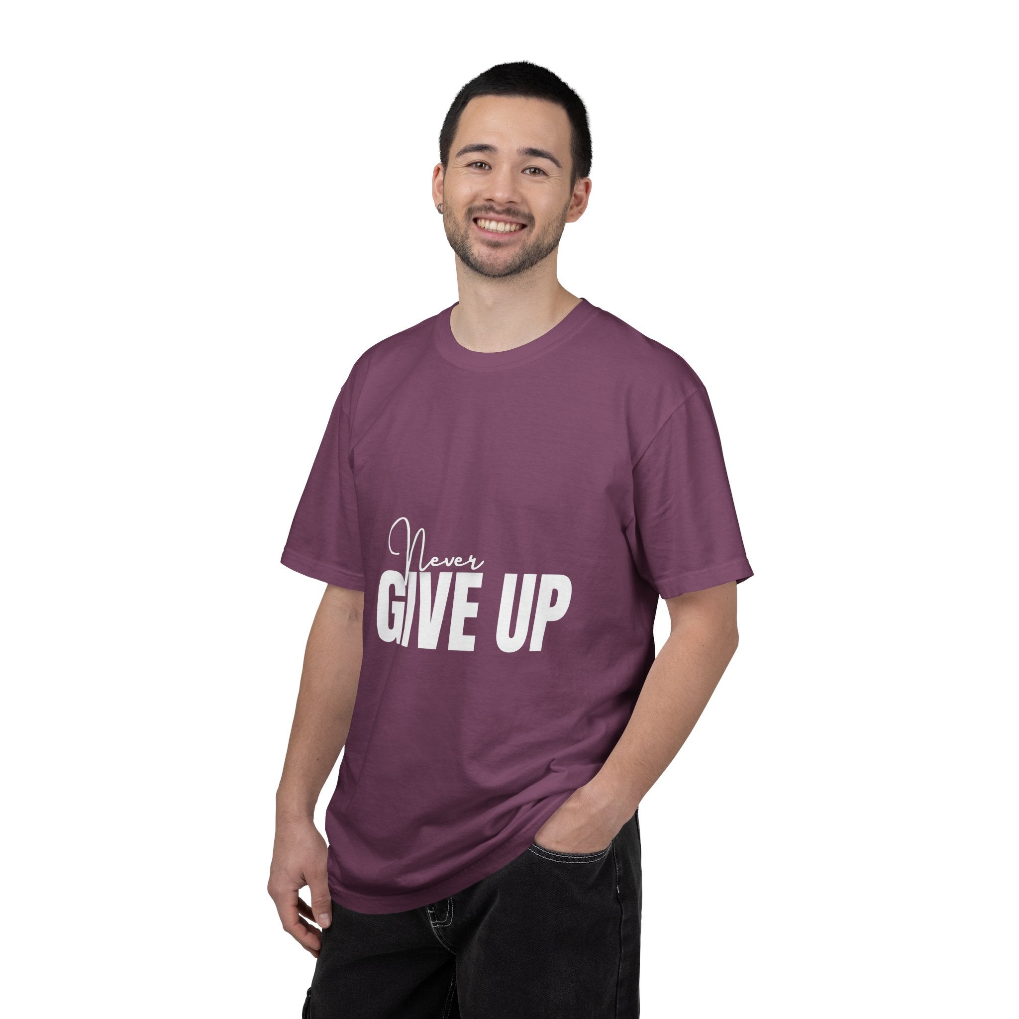 Never Give Up T-Shirt — Motivational Graphic Tee