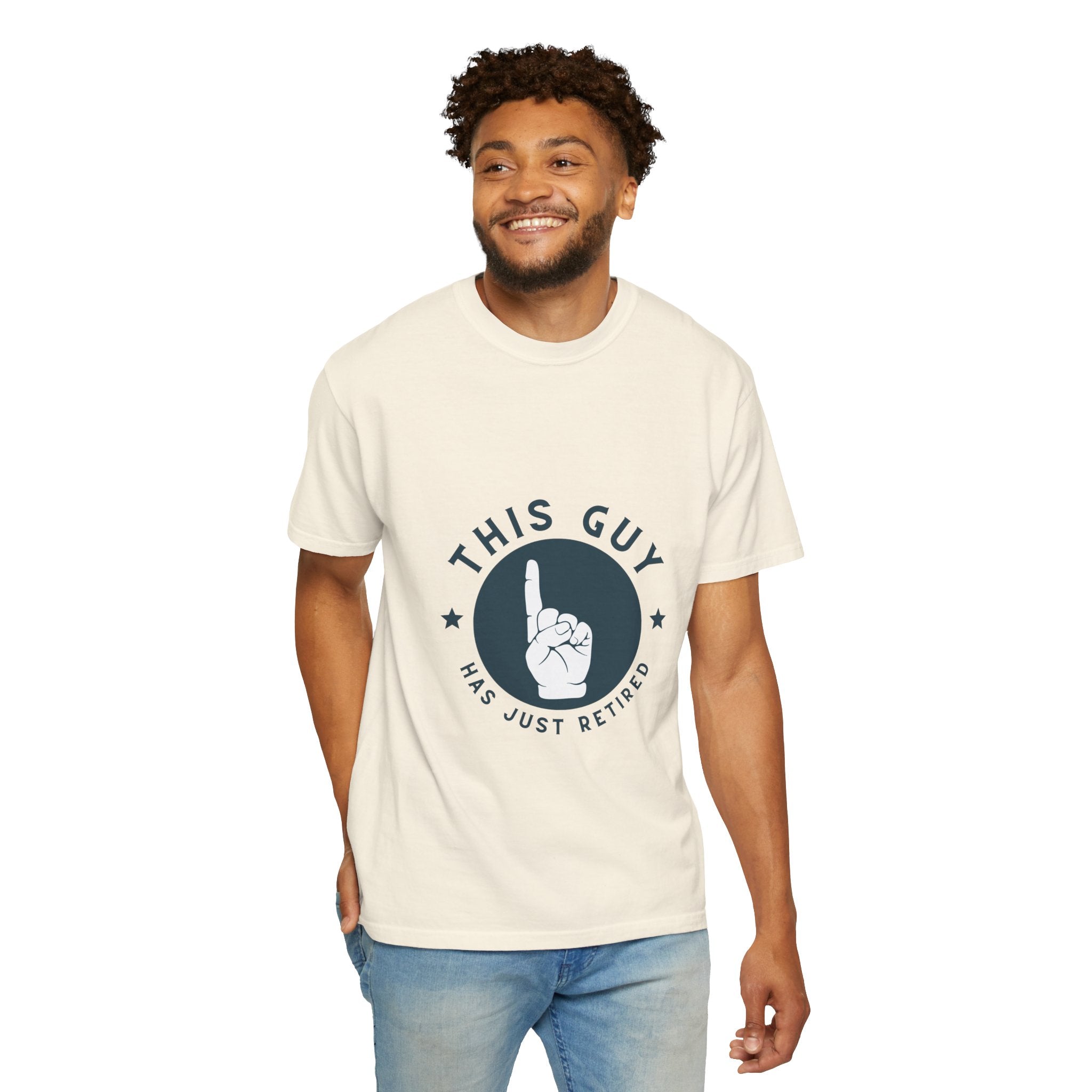 Retired Guy T-Shirt — "This Guy Has Just Retired" Retirement Gift Tee