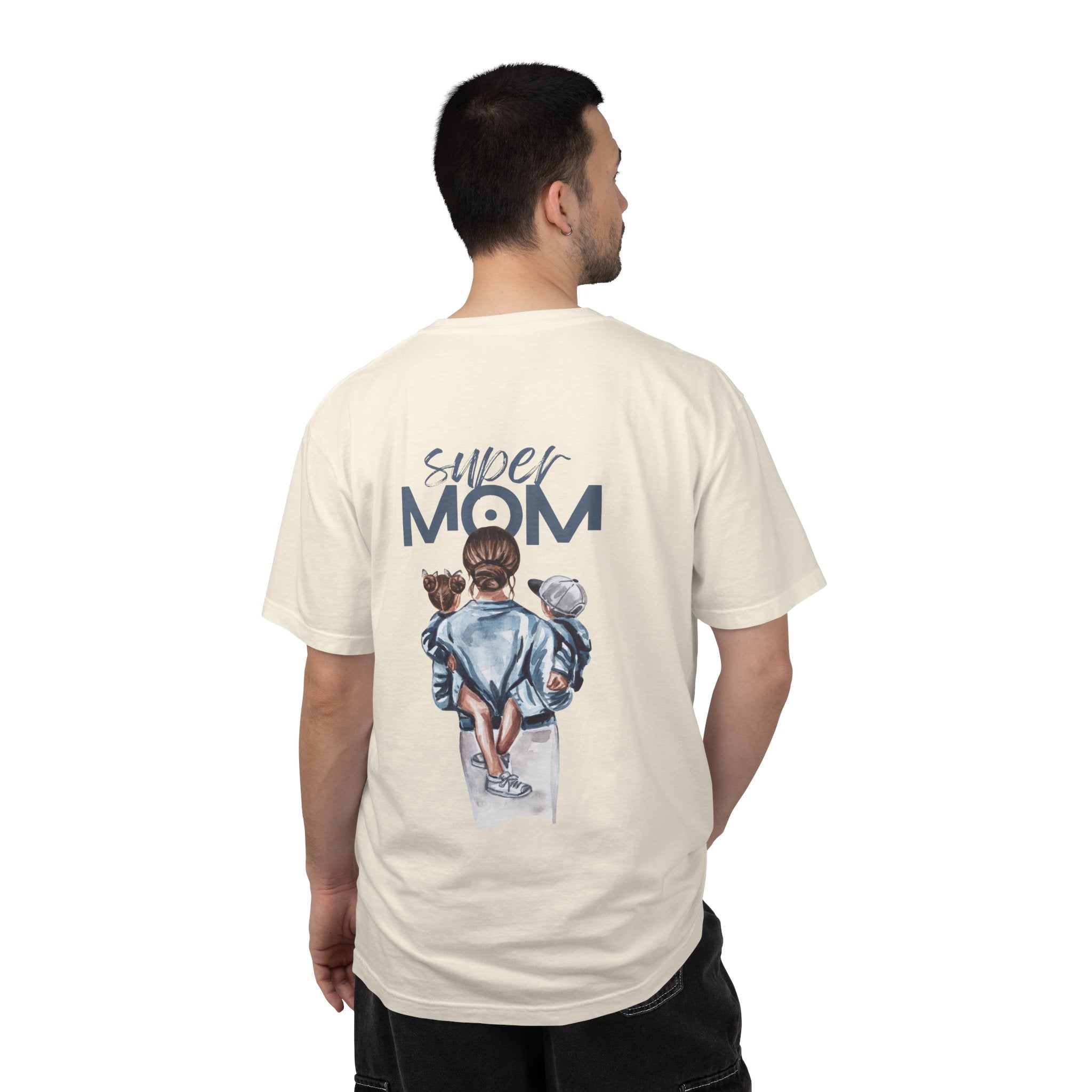 Super Mom T-Shirt — Mom with Kids Graphic Tee | Mother's Day Gift