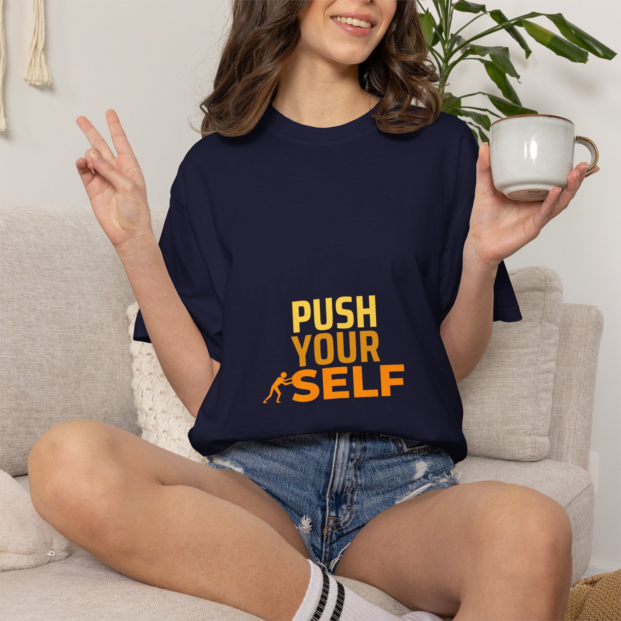 Push Yourself Motivational T-Shirt