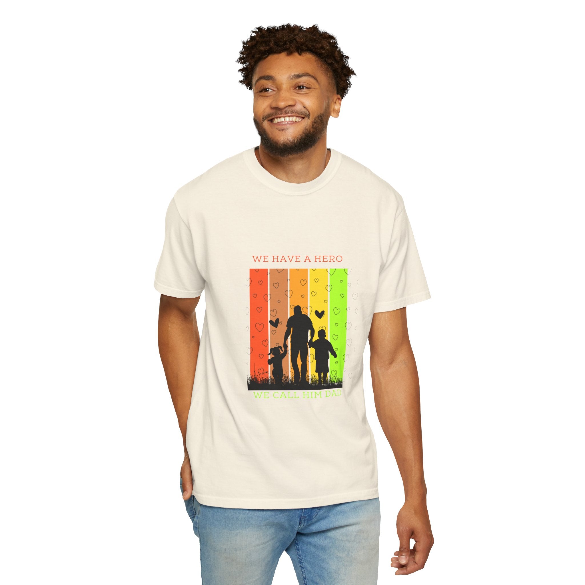 We Have a Hero Family Silhouette T-Shirt