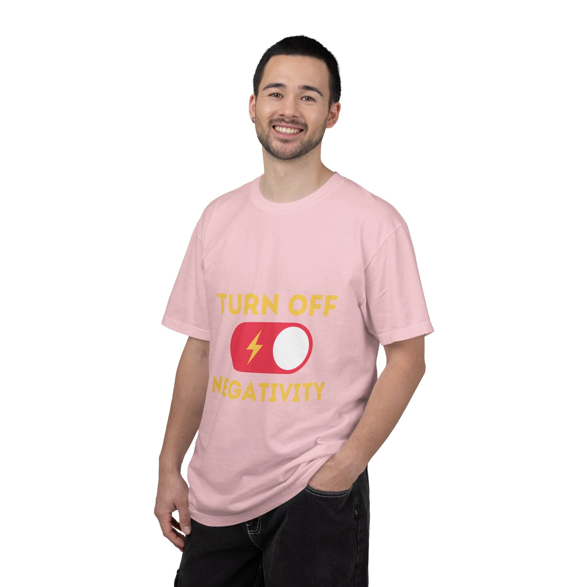 Turn Off Negativity T-Shirt — Positive Vibes Graphic Tee