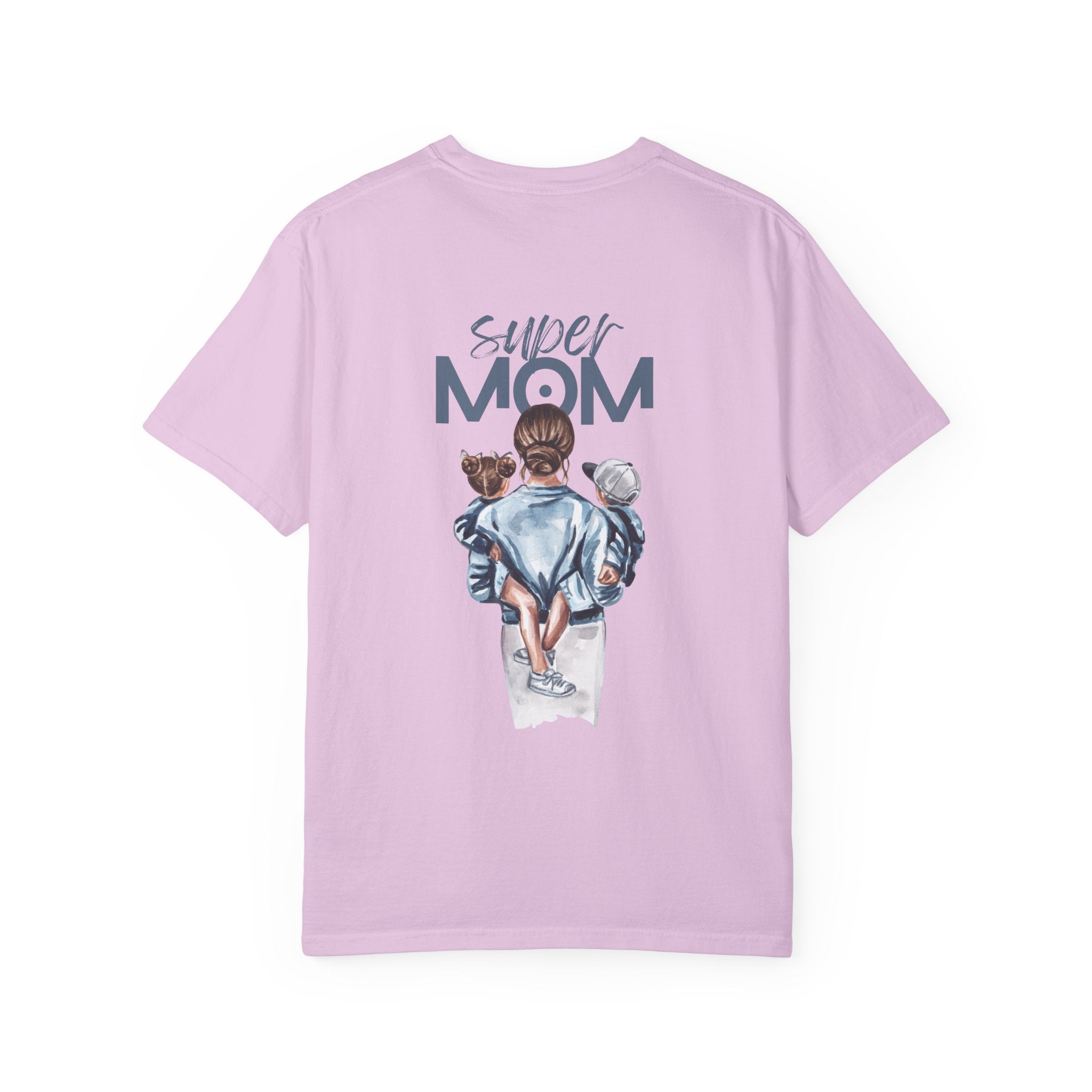 Super Mom T-Shirt — Mom with Kids Graphic Tee | Mother's Day Gift