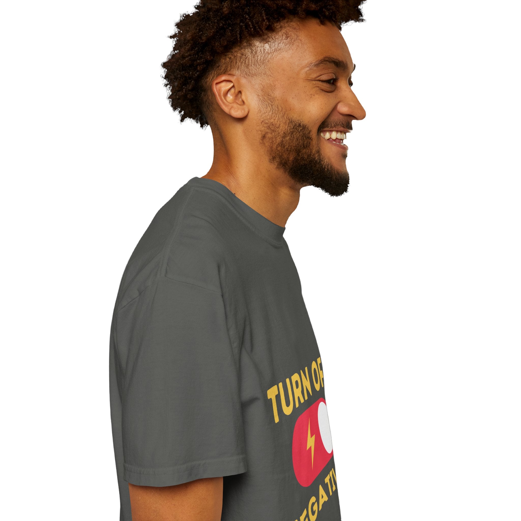 Turn Off Negativity T-Shirt — Positive Vibes Graphic Tee