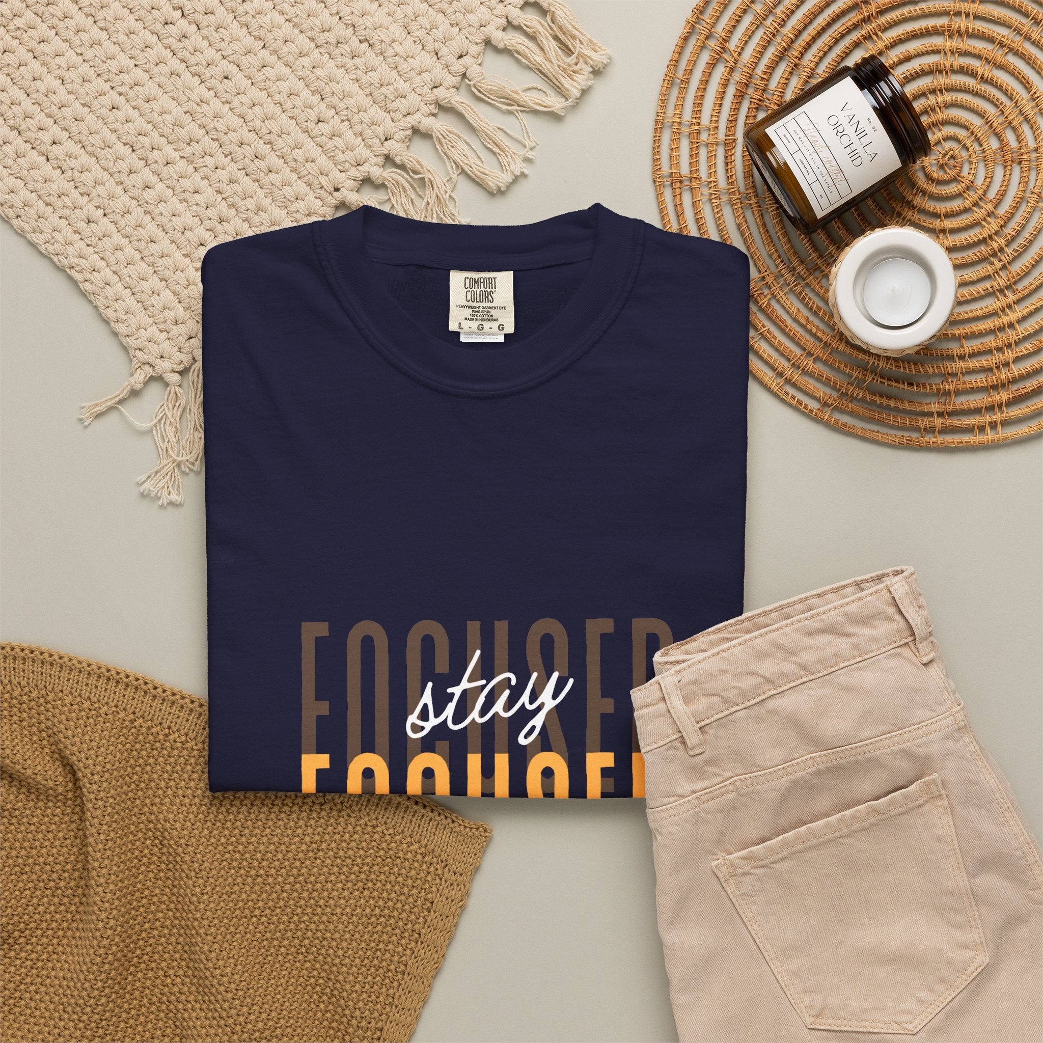 Stay Focused T-Shirt — Motivational Graphic Tee