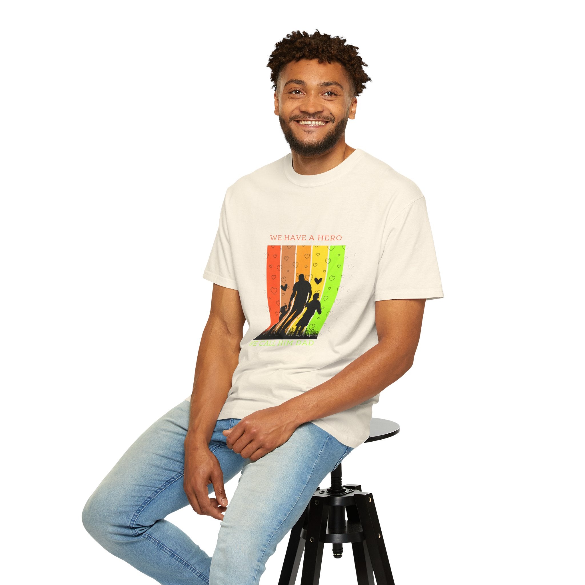 We Have a Hero Family Silhouette T-Shirt