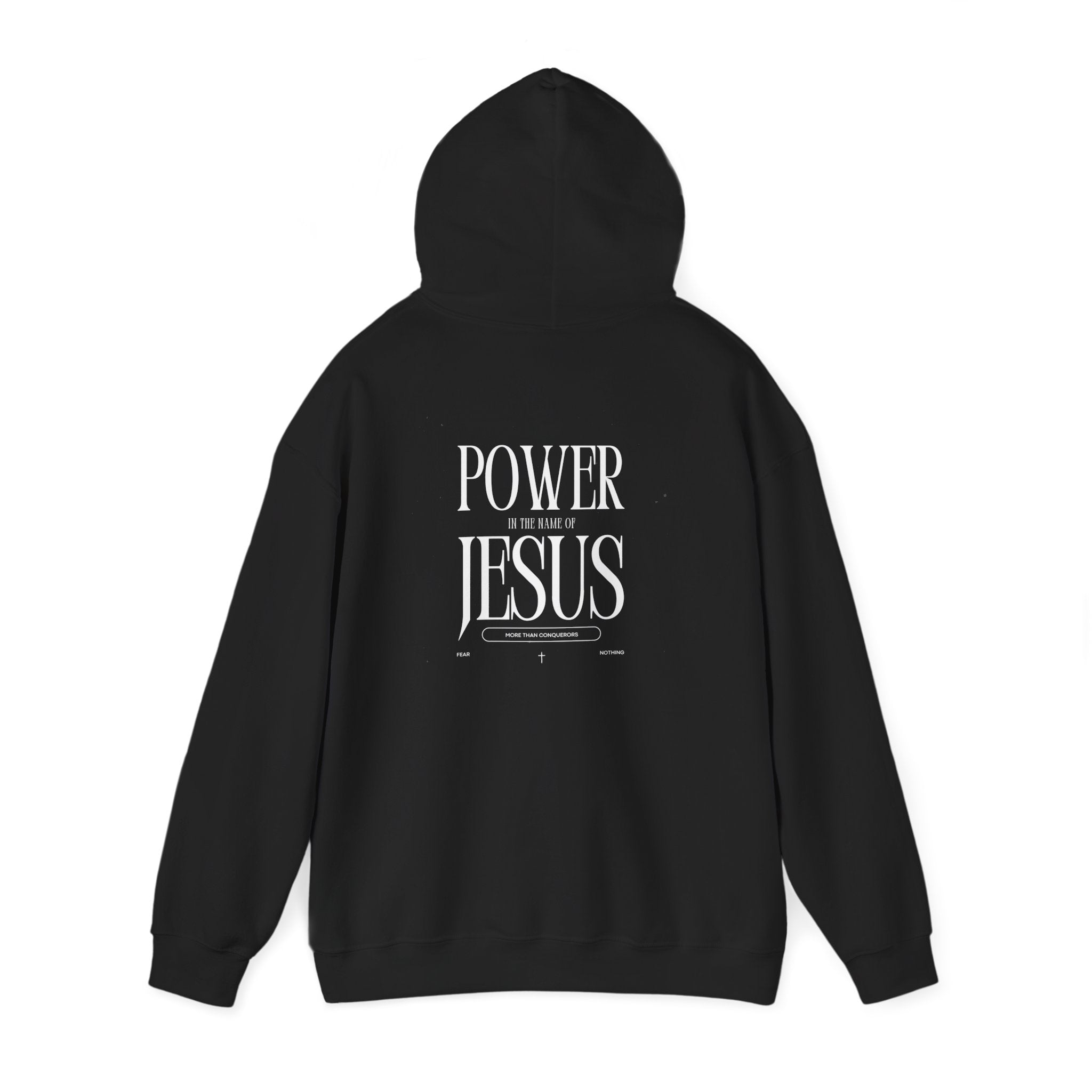 Power In The Name Of Jesus Hoodie — Christian Faith Graphic Sweatshirt
