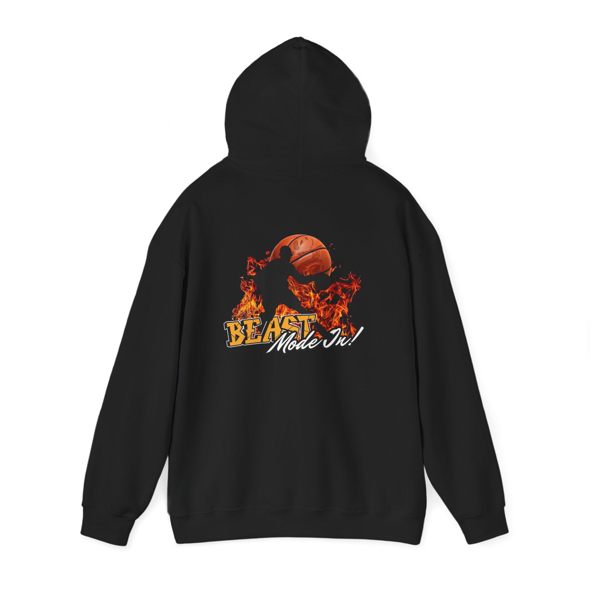 Basketball Beast Mode Hoodie — "Beast Mode On" Graphic Pullover