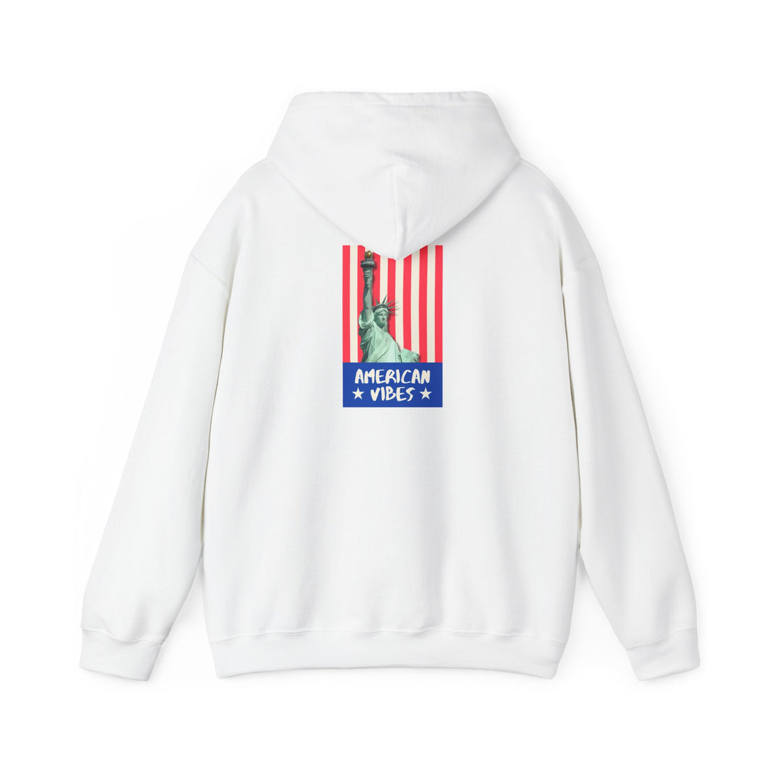 Liberty Statue Hoodie — "American Vibes" Patriotic Pullover