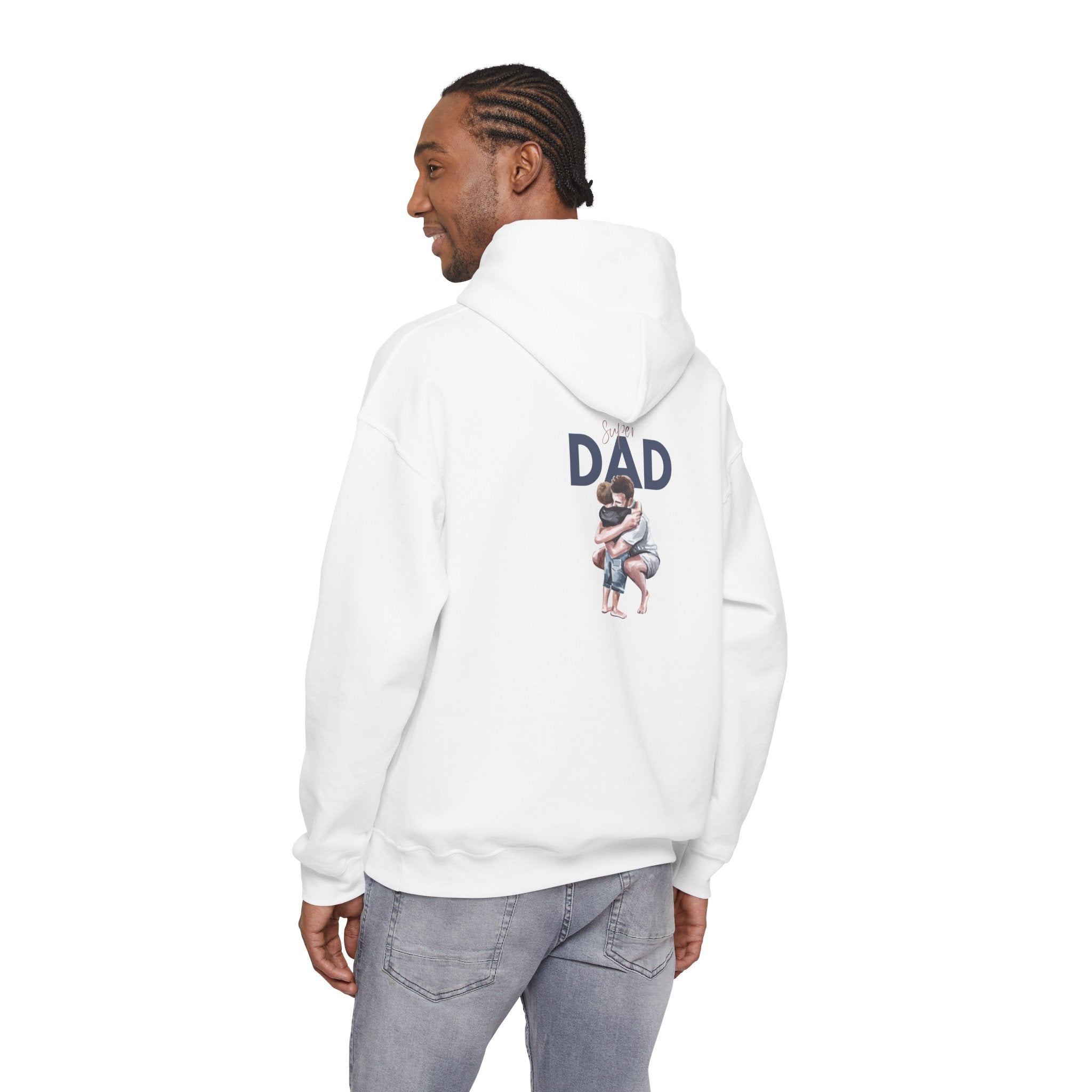Dad Hoodie – Father and Child Hug Sweatshirt, Gift for New Dads & Father's Day