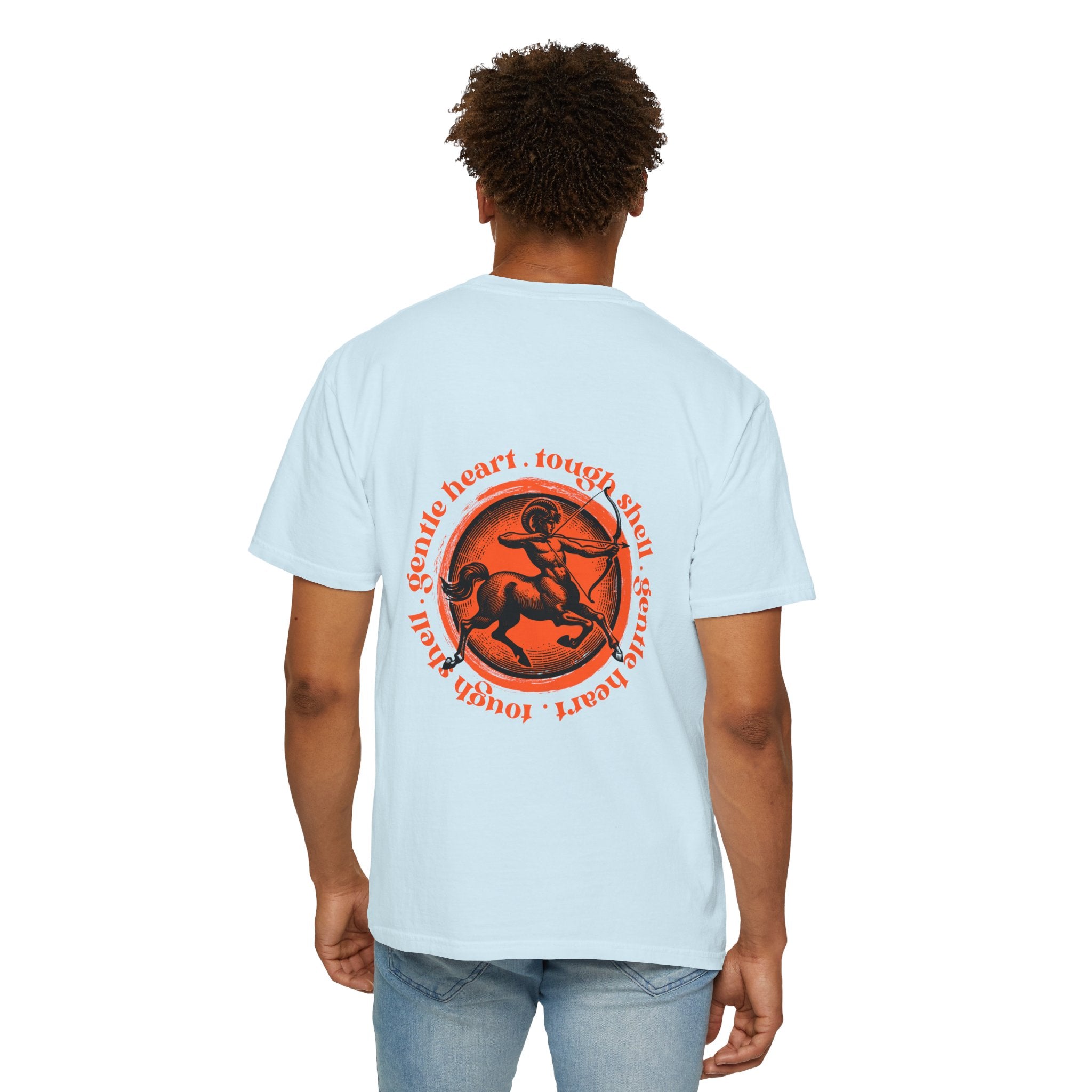 Aries Ram Graphic T-Shirt — "Gentle Heart, Tough Soul" Zodiac Tee