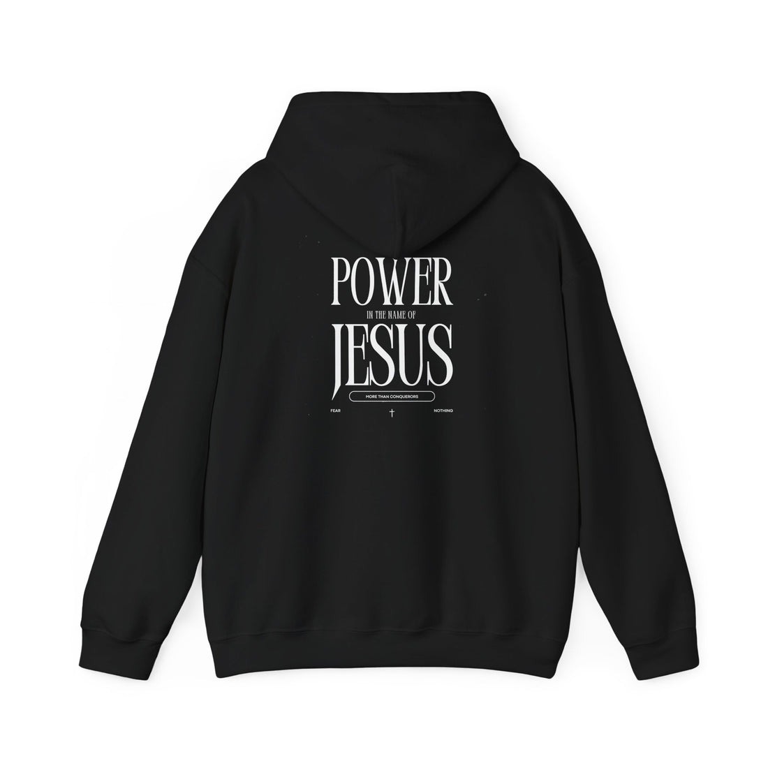 Power In The Name Of Jesus Hoodie — Christian Faith Graphic Sweatshirt