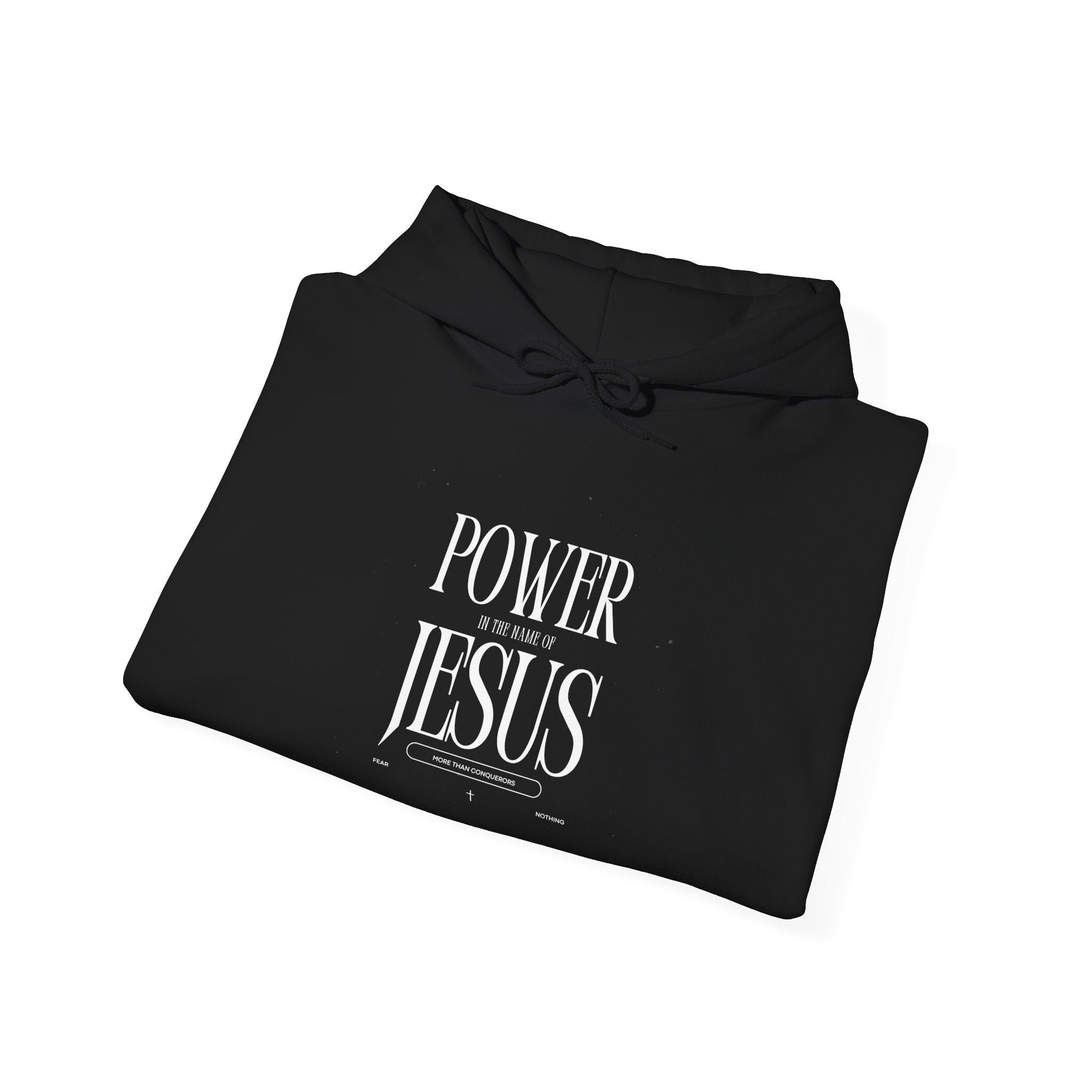 Power In The Name Of Jesus Hoodie — Christian Faith Graphic Sweatshirt