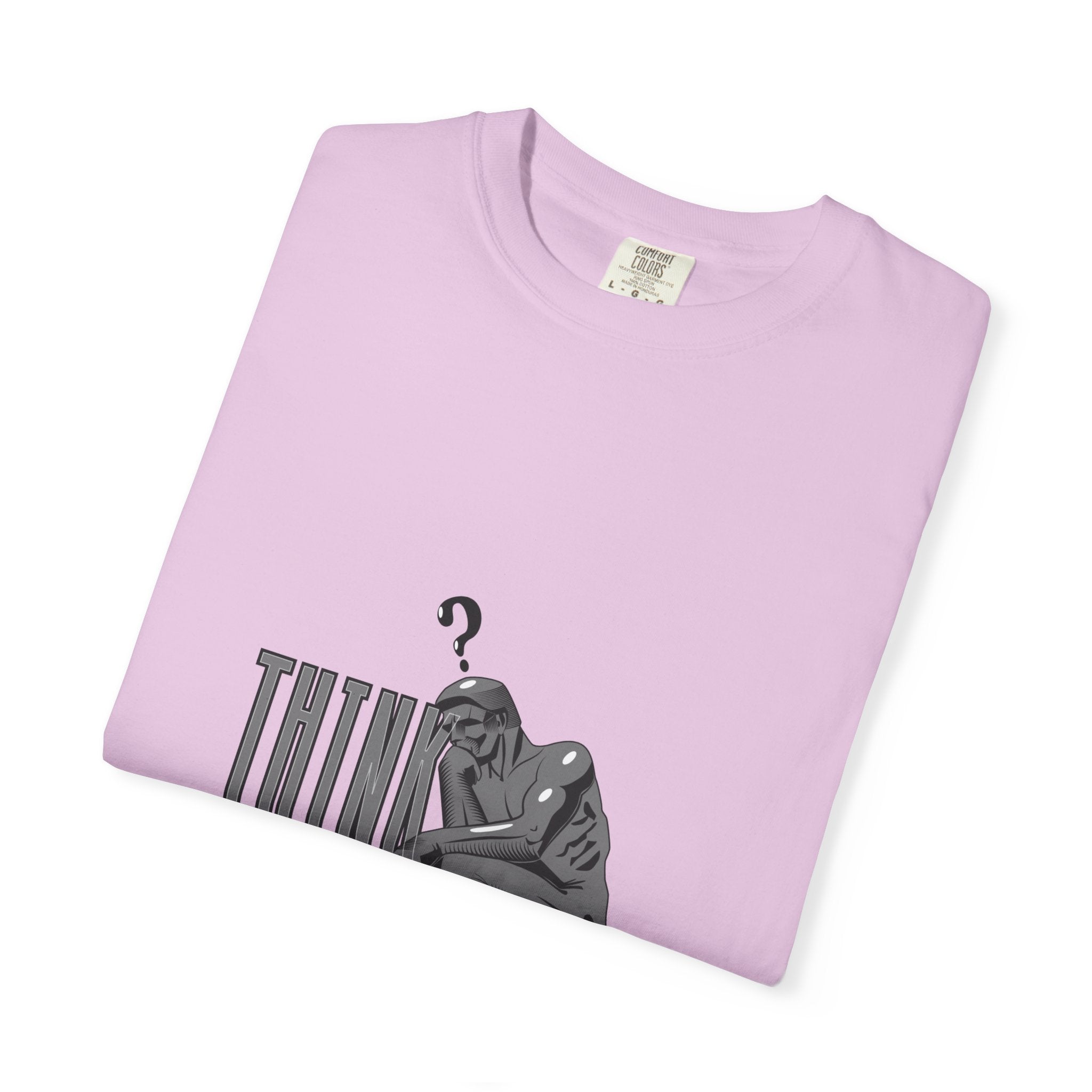 Think Big T-Shirt — Motivational Graphic Tee with Thinking Man Design