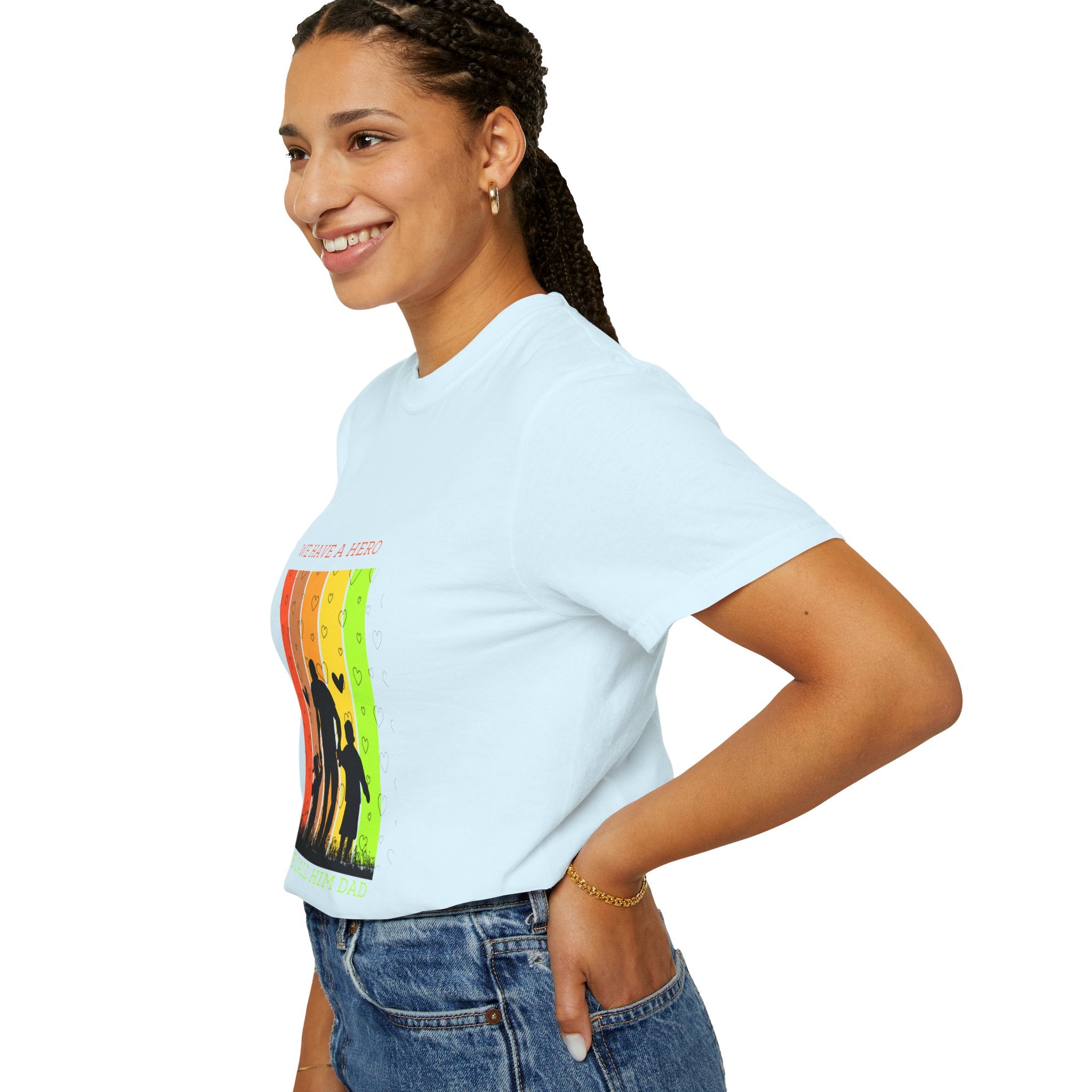 We Have a Hero Family Silhouette T-Shirt