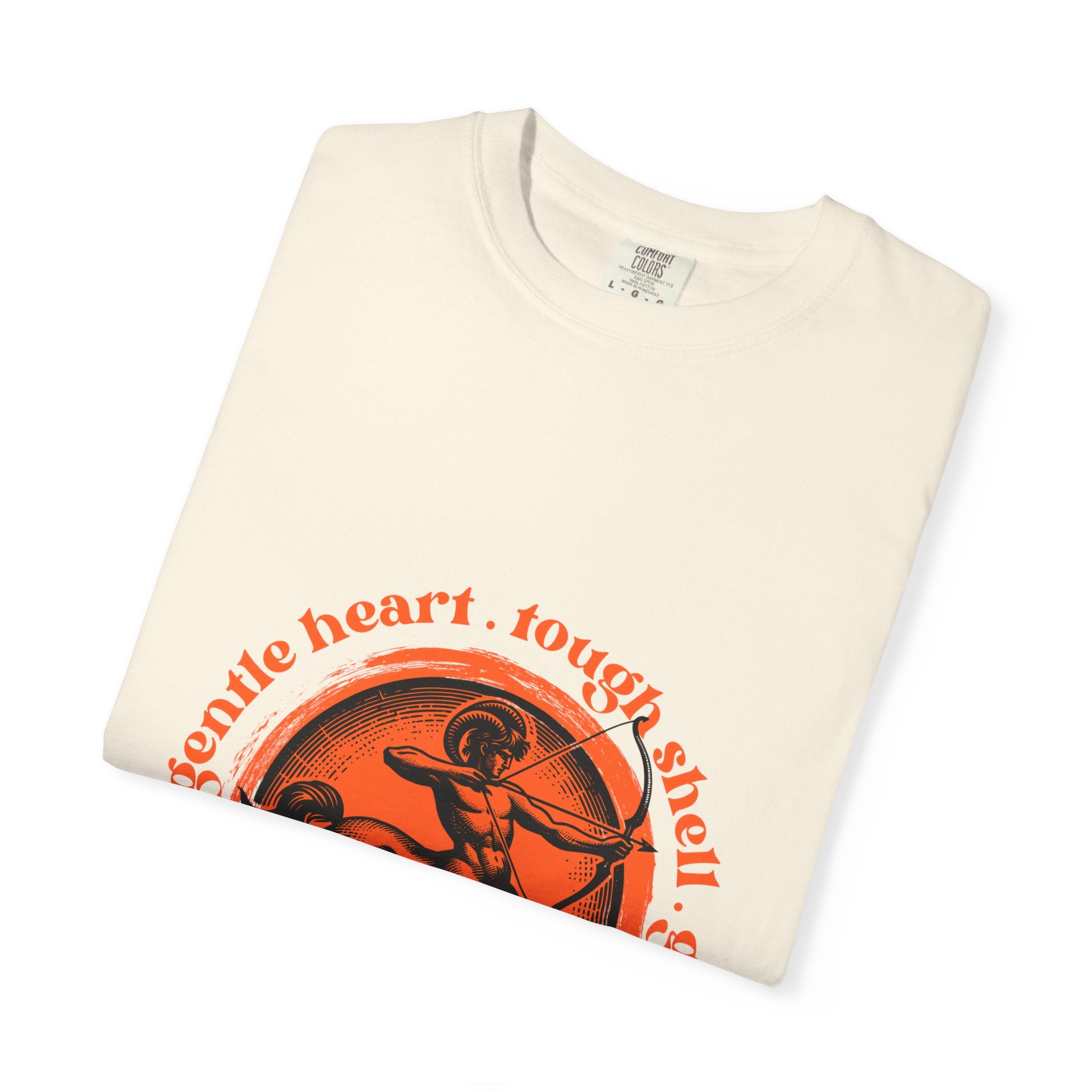 Aries Ram Graphic T-Shirt — "Gentle Heart, Tough Soul" Zodiac Tee