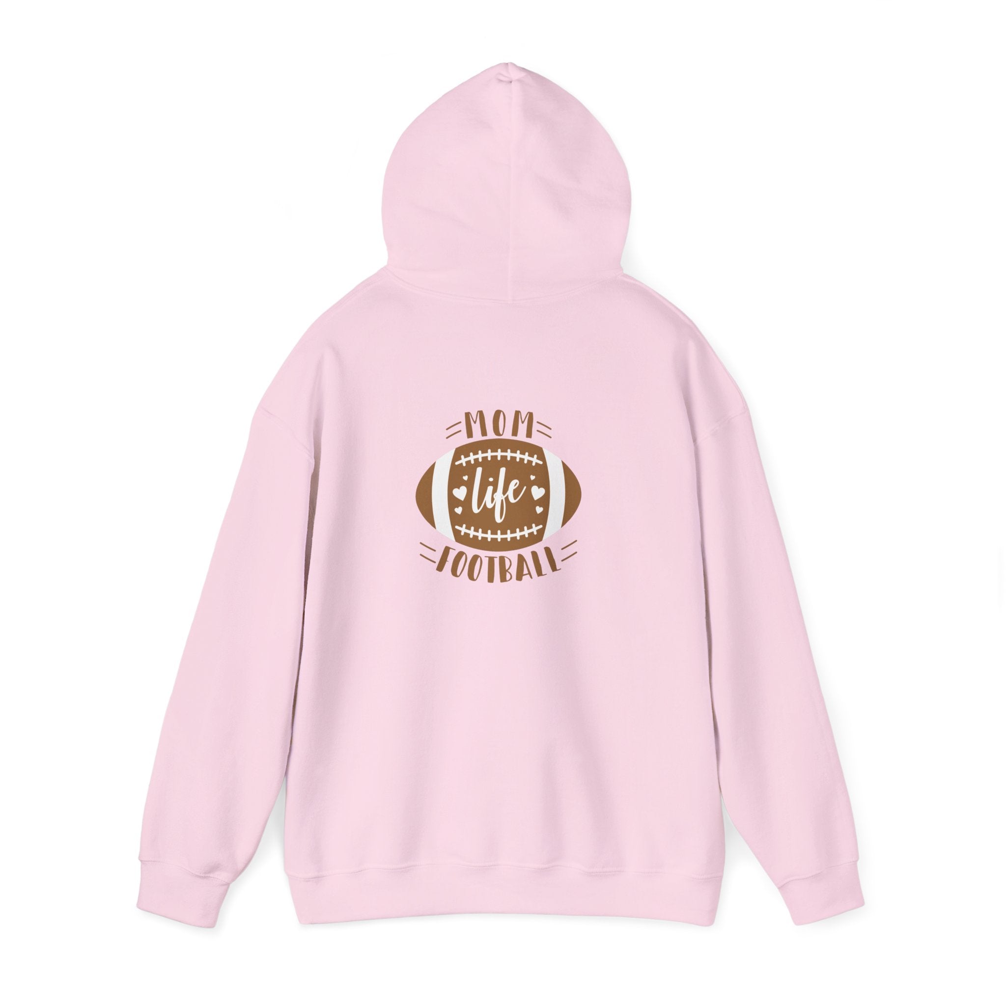 Football Mom Hoodie - "Mom Life Football" Pullover for Game Day