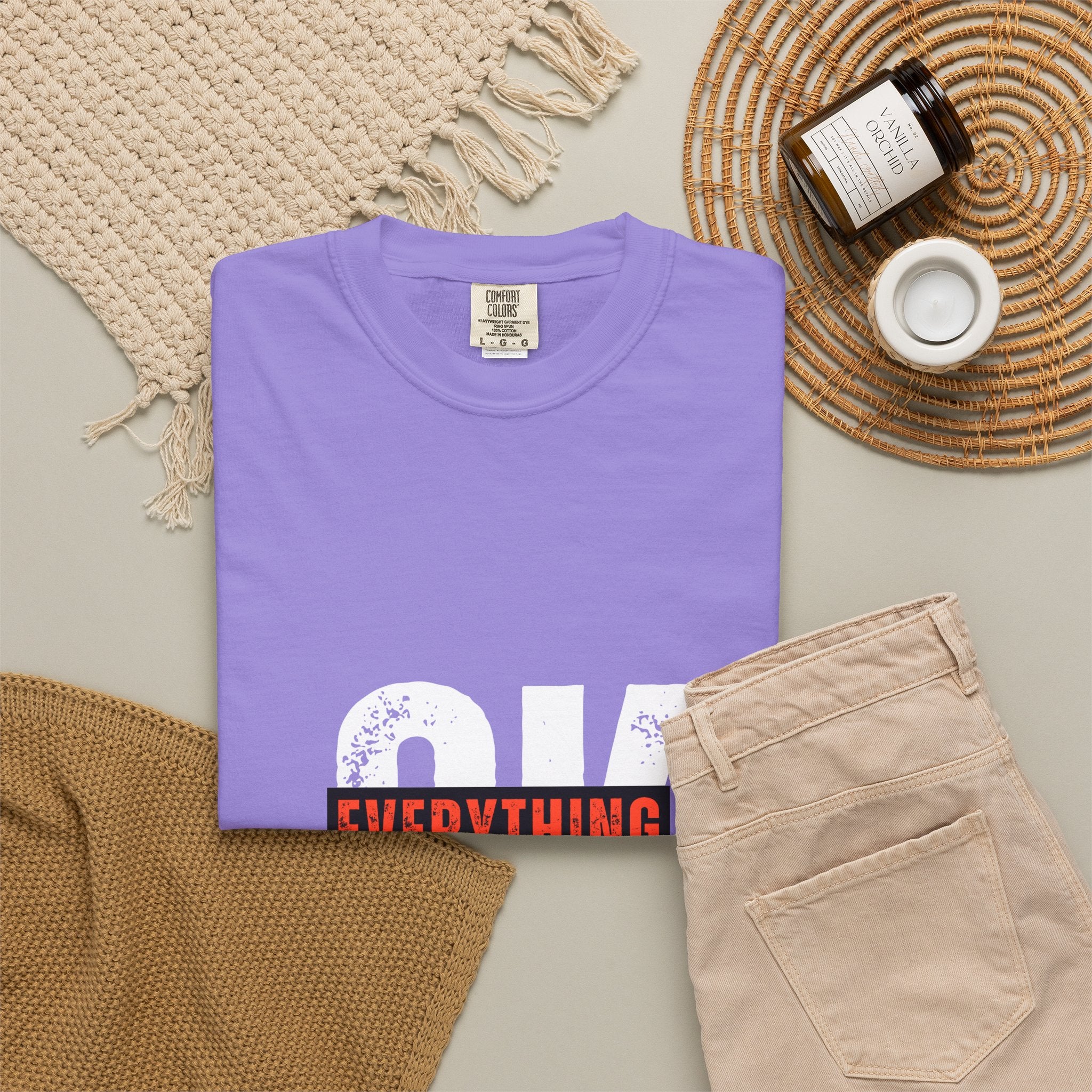 OK Everything Will Be OK T-Shirt — Reassuring Graphic Tee