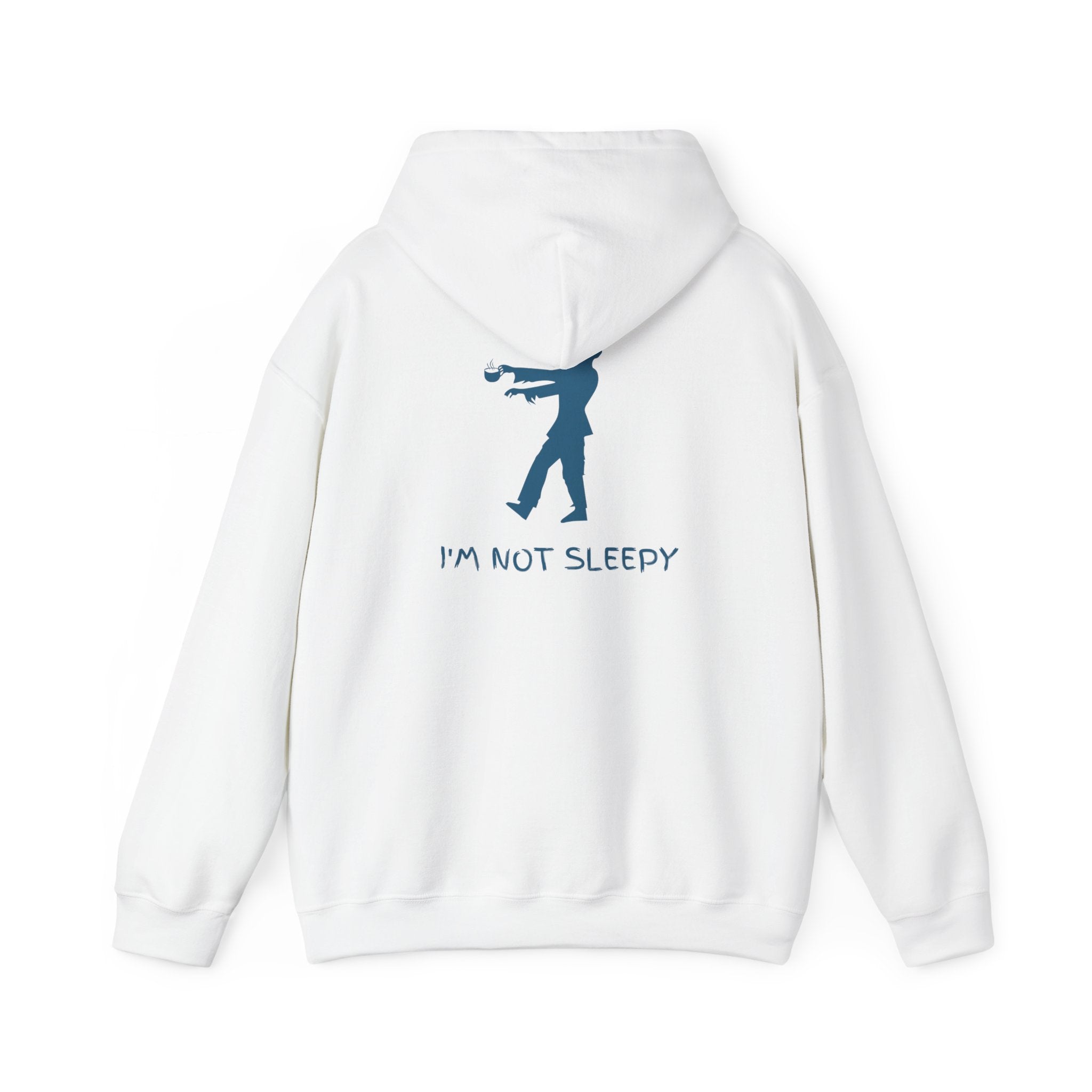 Zombie Silhouette Hoodie - "I'm Not Sleepy" Funny Halloween Pullover